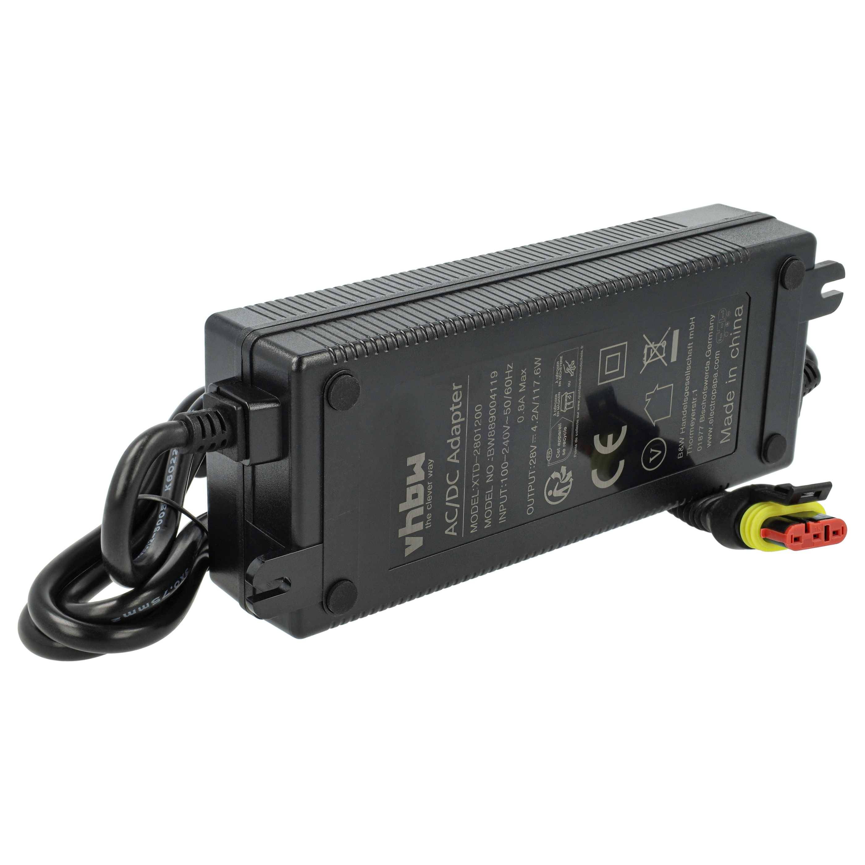 vhbw Ladegerät kompatibel mit Husqvarna Automower 330X, 430X Nera 2023, 430X Akku-Rasenmäher Roboter