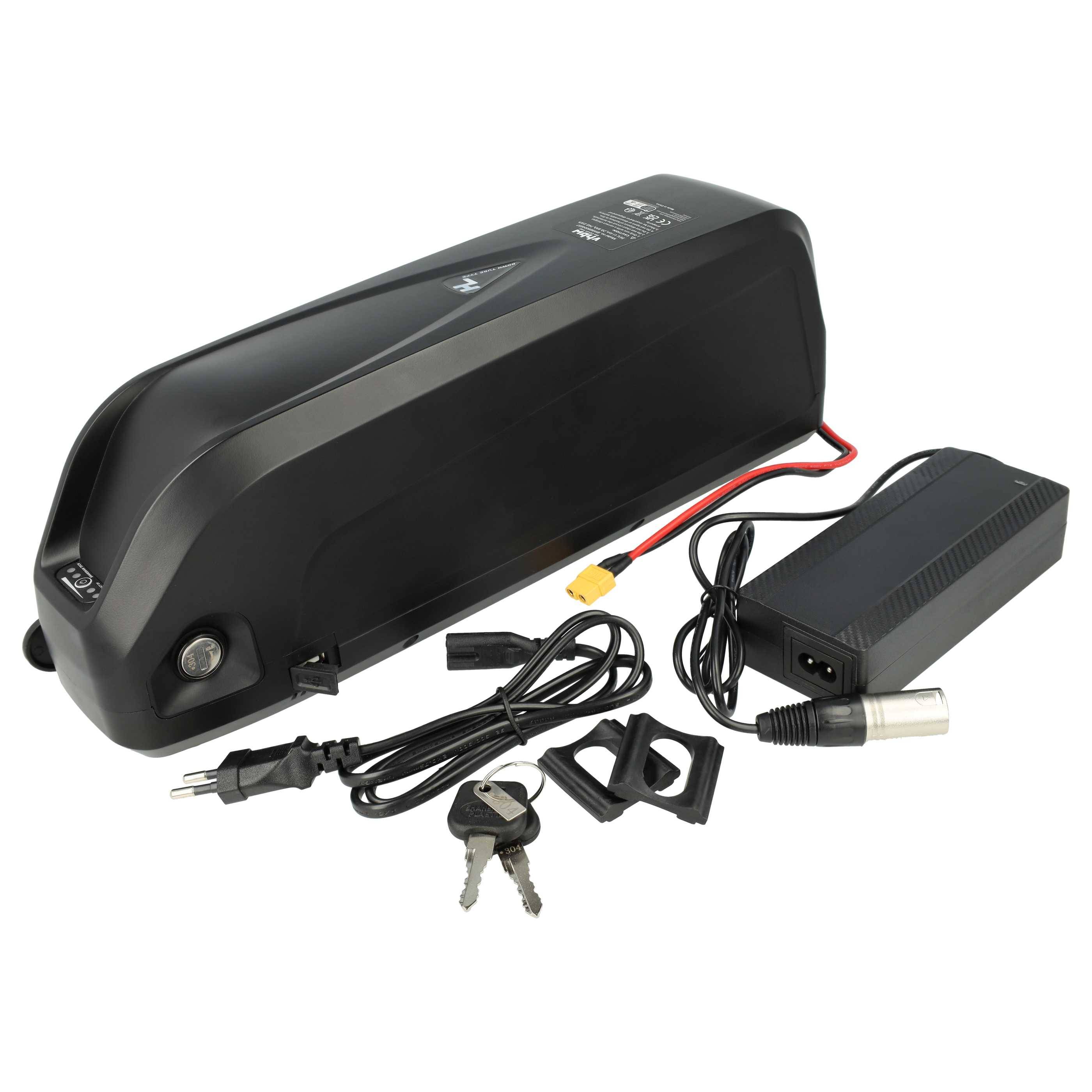 vhbw Akku kompatibel mit Prophete Graveler big and fast E-Bike mit 100 W, 350 W, 500W, 700 W Motoren (20,8 Ah, 36 V, Li-Ion) + Ladegerät - Schwarz