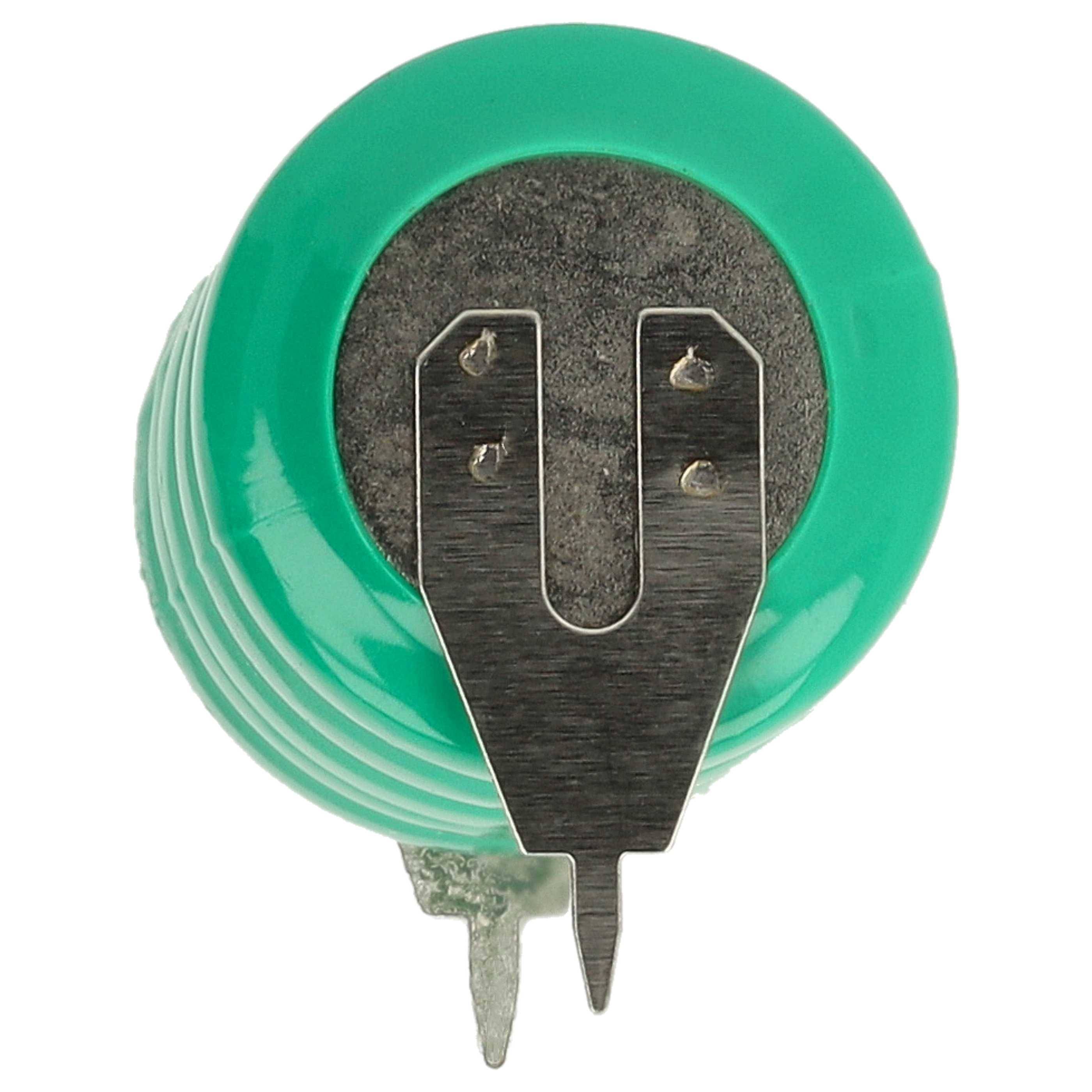 vhbw 5x NiMH Ersatz Knopfzellen-Akku Typ V80H 2-Pins 80mAh 6V | kompatibel mit Modellbau-Akkus, Solar-Leuchten uvm.