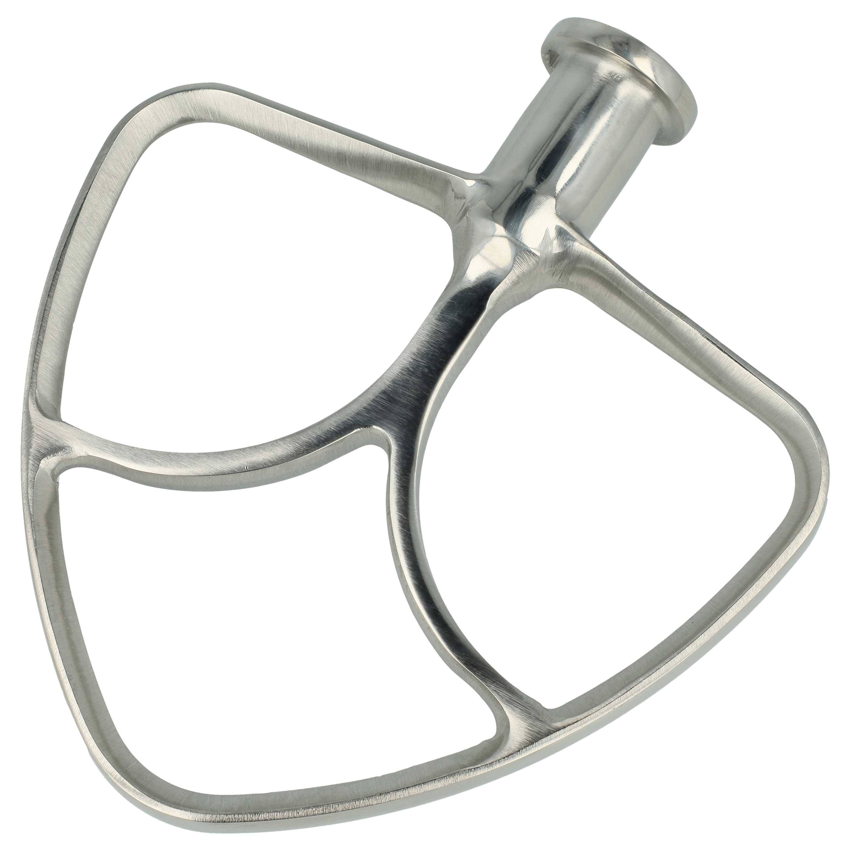 vhbw 3-tlg. Ersatzteil-Set kompatibel mit KitchenAid KSM155, KSM158 Küchenmaschine - Schneebesen, Flachrührer, Knethaken