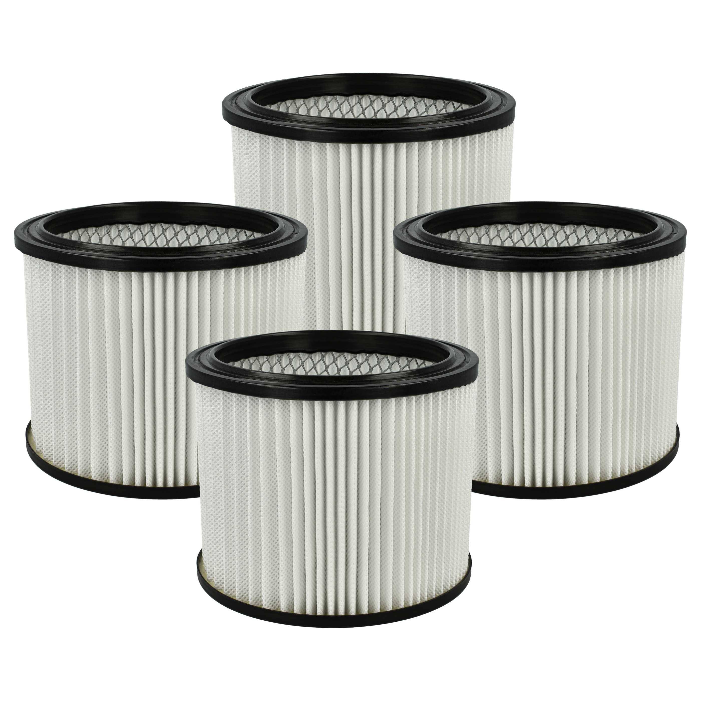 vhbw 4x Patronenfilter kompatibel mit Scheppach DC100 Absauganlage - HEPA Ersatz-Filter, 16 x 13 cm