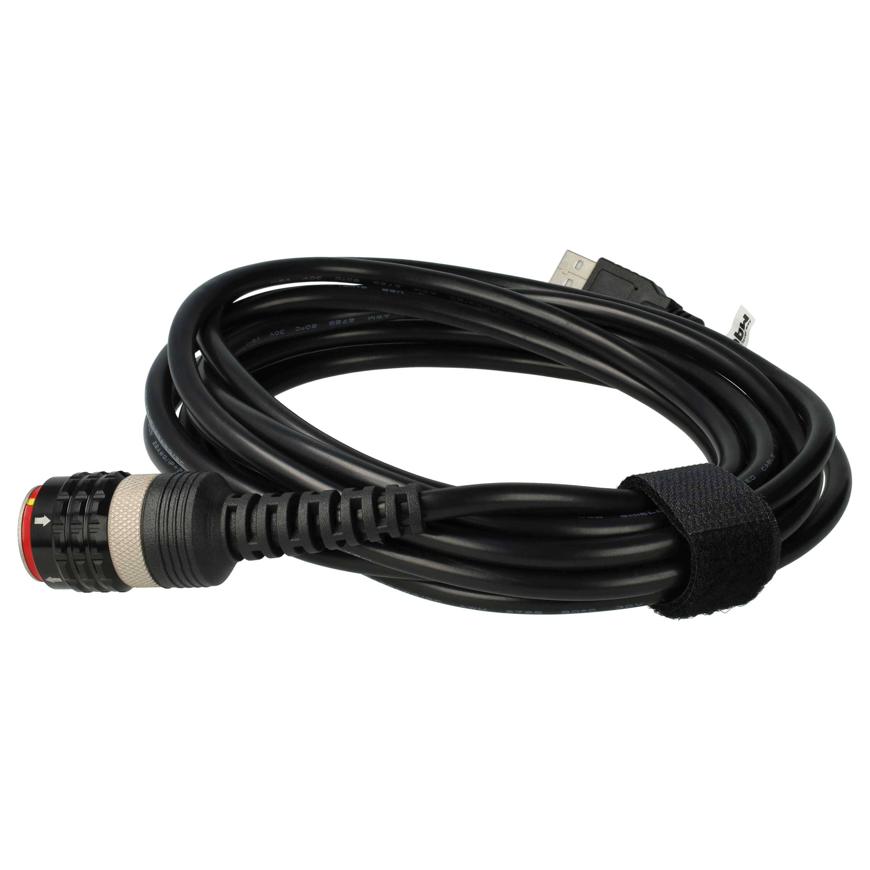 vhbw USB-Adapterkabel kompatibel mit Renault Vocom 2 88890400 KFZ-Diagnosegerät - 390 cm
