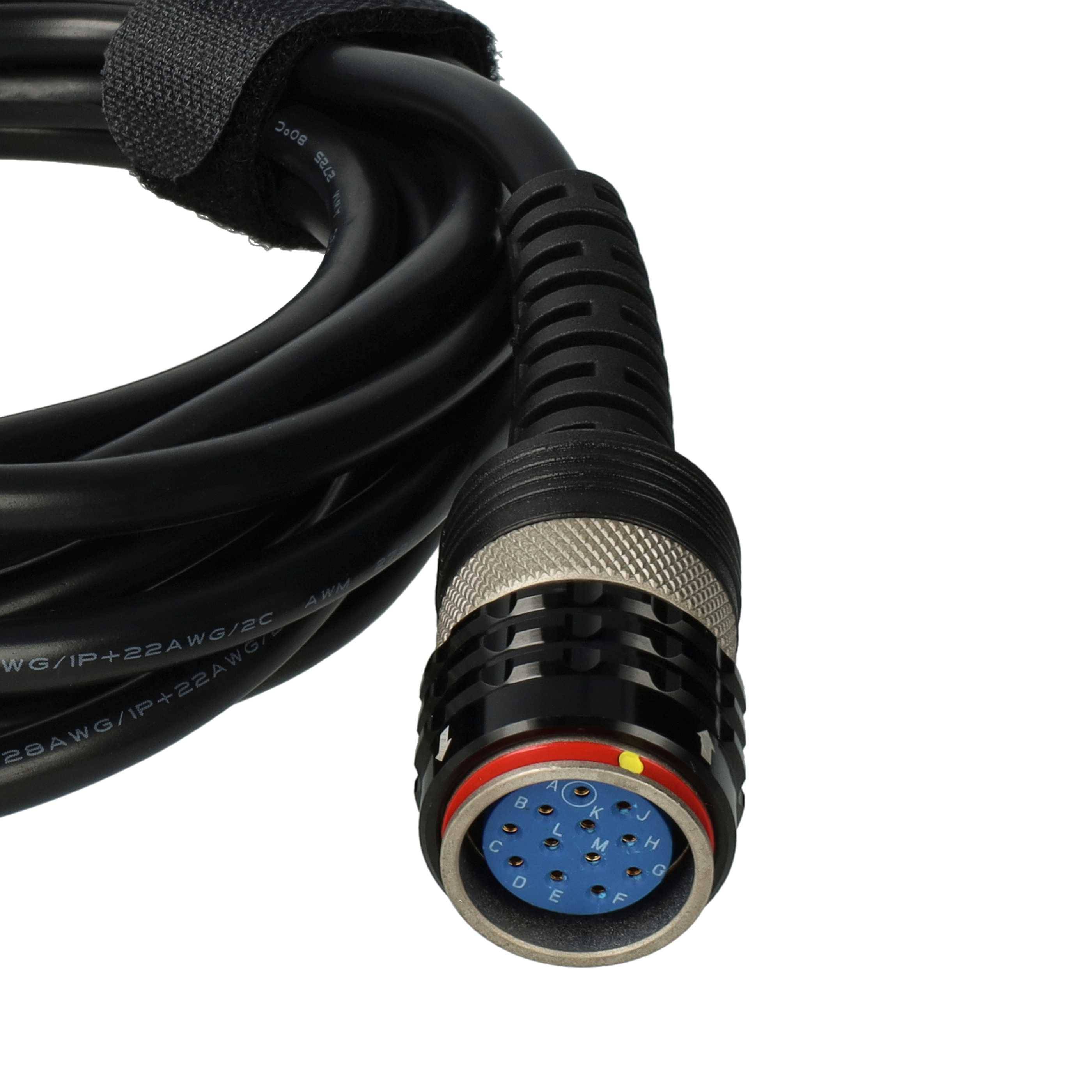 vhbw USB-Adapterkabel kompatibel mit Renault Vocom 2 88890400 KFZ-Diagnosegerät - 390 cm