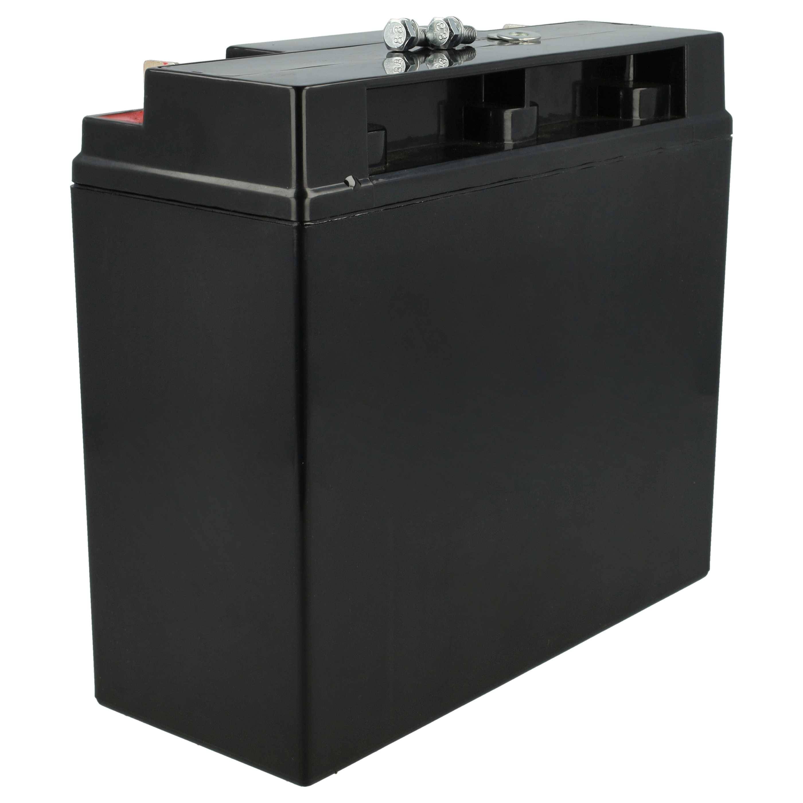 vhbw 2x Akku kompatibel mit APC SUA1000XL, SUA1500, SUA1000XLI, SU1400X93, SUA1500I, SU700XL, SU1400X106, SU1400X145 USV (18000 mAh, 12 V, AGM)