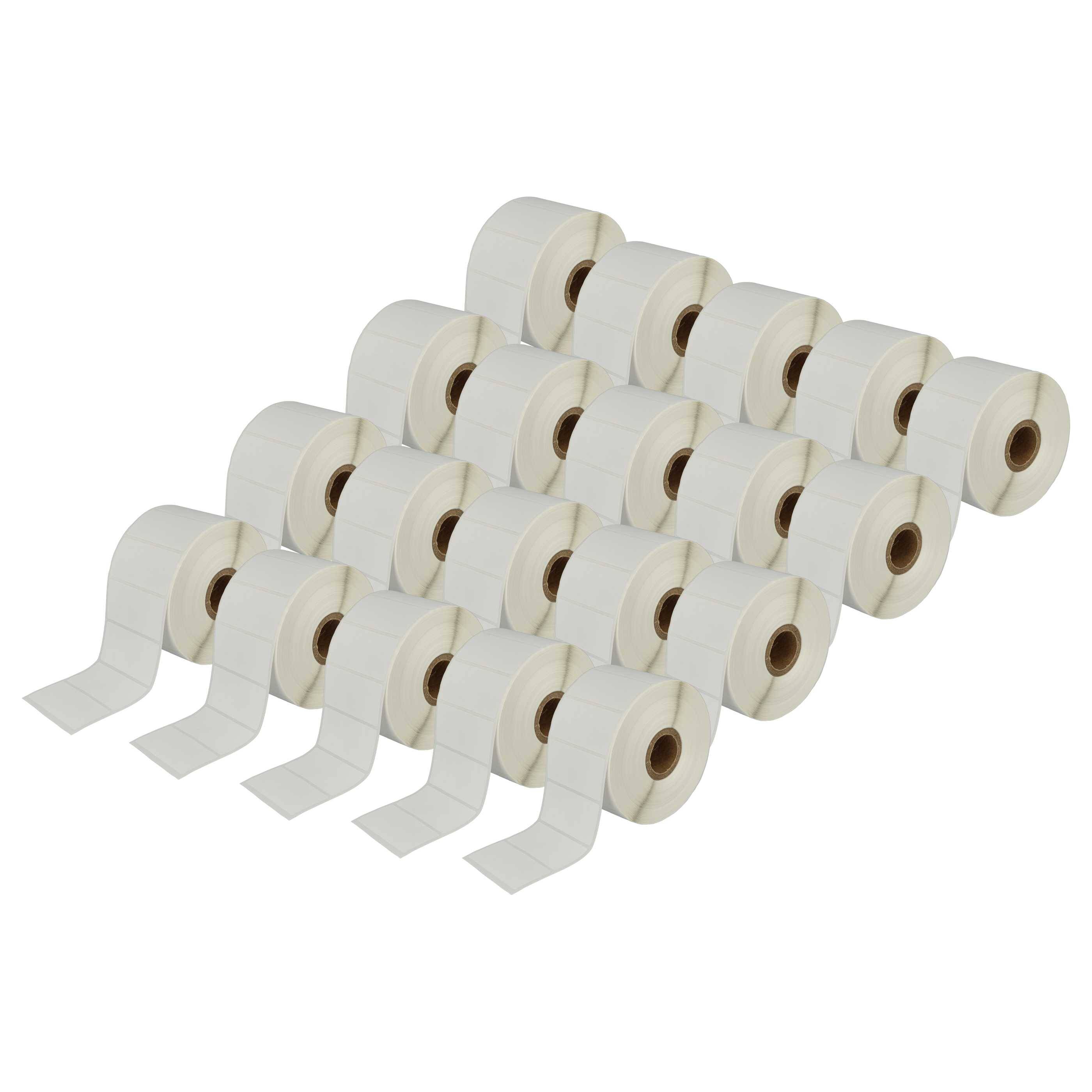 vhbw 20x Etiketten-Rolle 51mm x 26mm (1552 Etiketten) Ersatz für Brother RD-S05E1 für Etiketten-Drucker