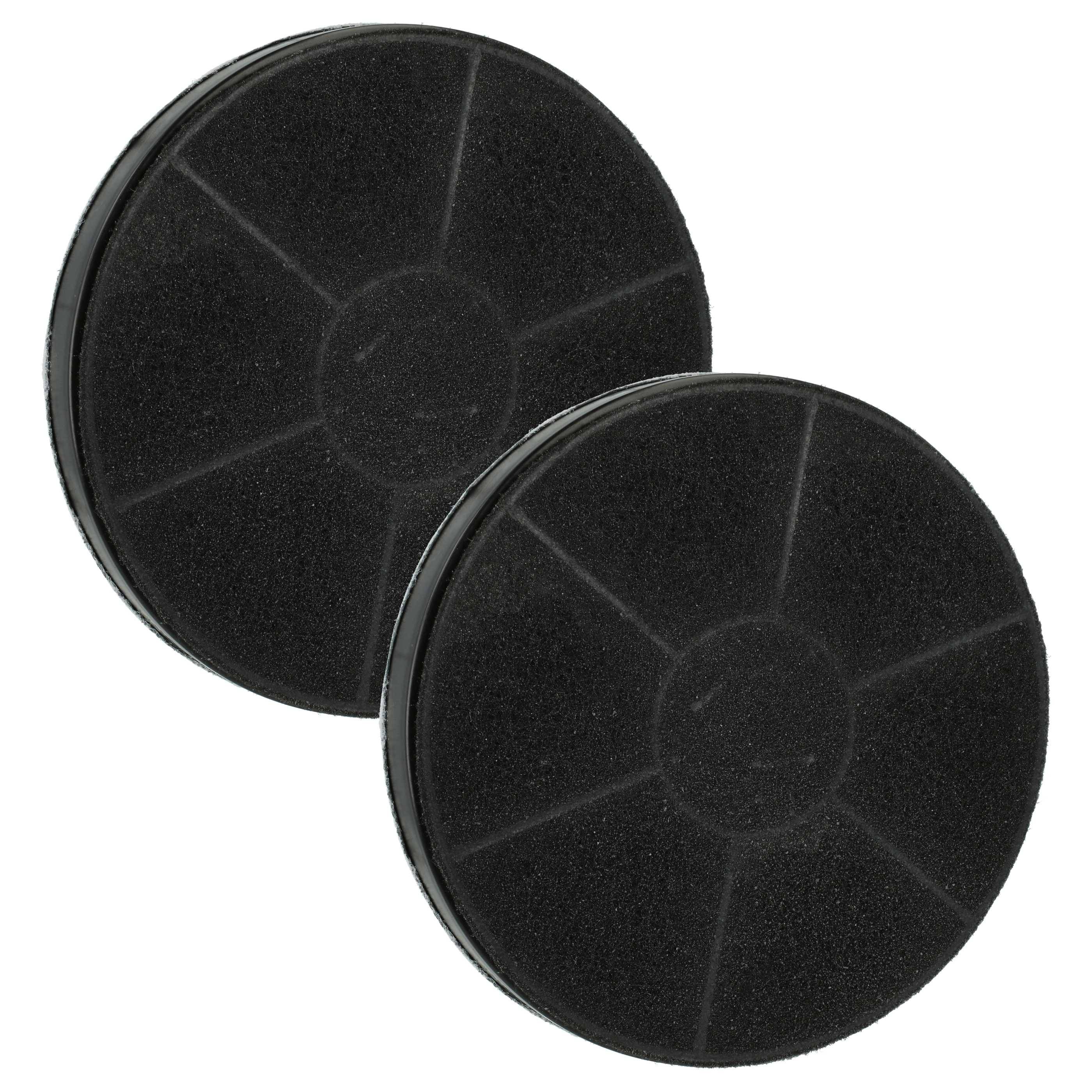 vhbw 2x Kombifilter kompatibel mit Moulinex T51, T43, T48, T49, T50, T44, T45, T46, T47 Fritteuse - Fett- & Geruchs-Filter, 165 mm