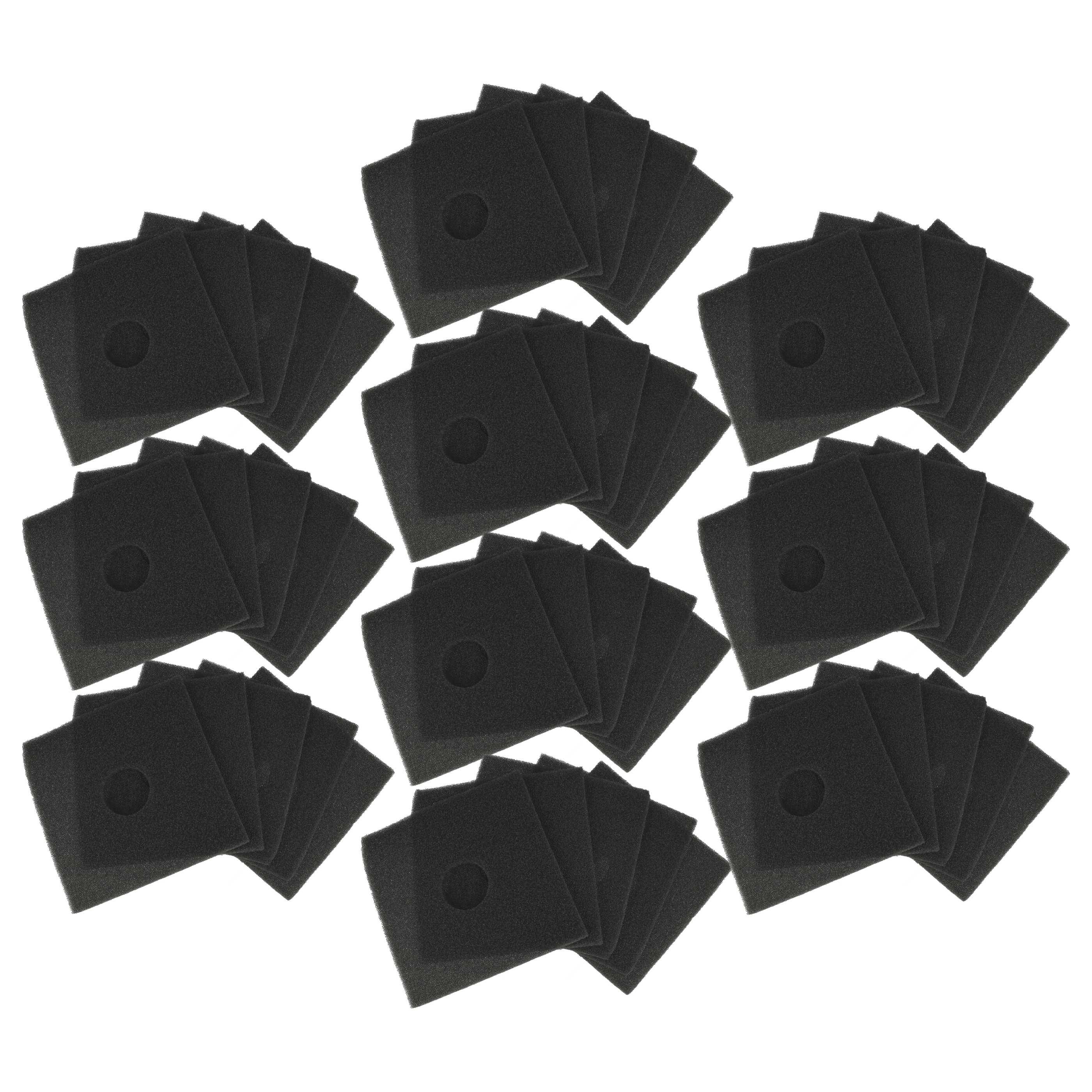 vhbw 50x Luftfilter kompatibel mit Helios ELSN-Serie, ELF-Serie Lüfter, Ventilator, Lüftungsgerät