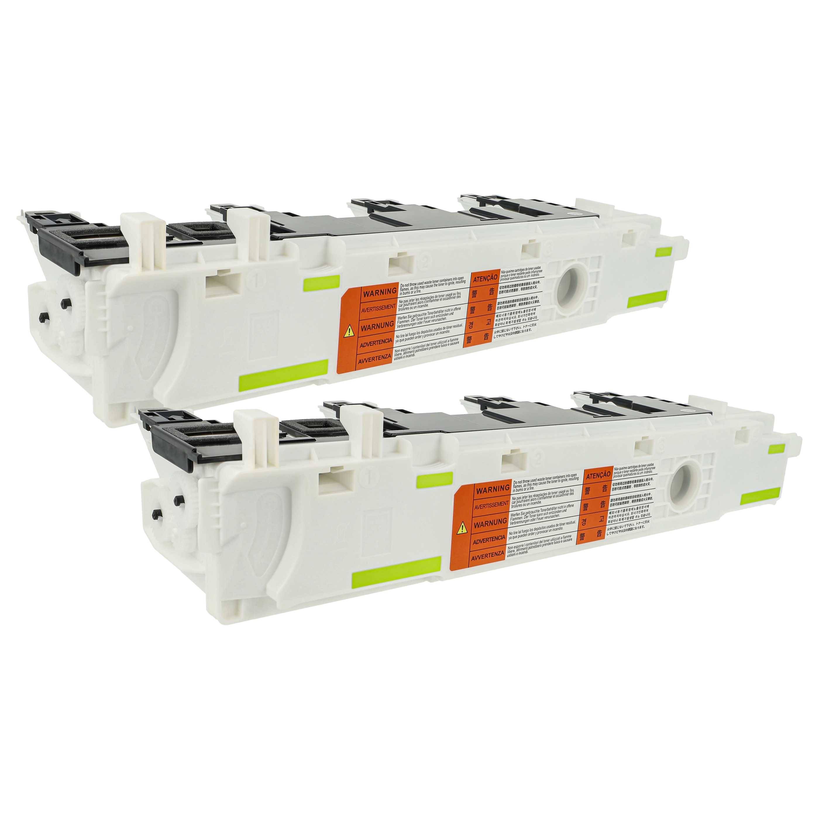 vhbw 2x Resttonerbehälter kompatibel mit Canon iR-adv C5255, C5250, C5240, C5235, C5045, C5035, C5030, C5010 Laser-Drucker