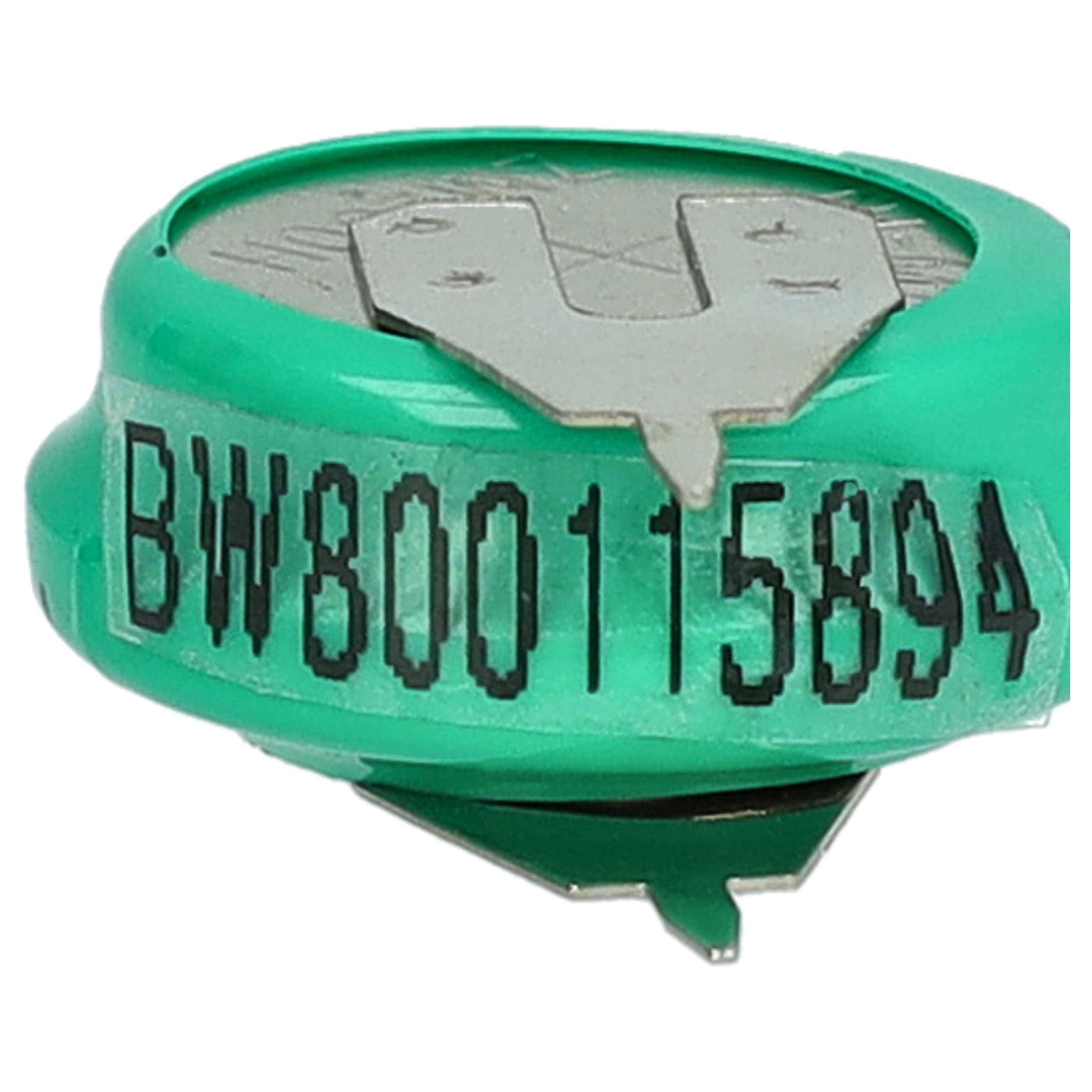 vhbw 10x NiMH Ersatz Knopfzellen-Akku Typ 1/V80H 2-Pins 80mAh 1,2V kompatibel mit Modellbau-Akkus, Solar-Leuchten uvm.