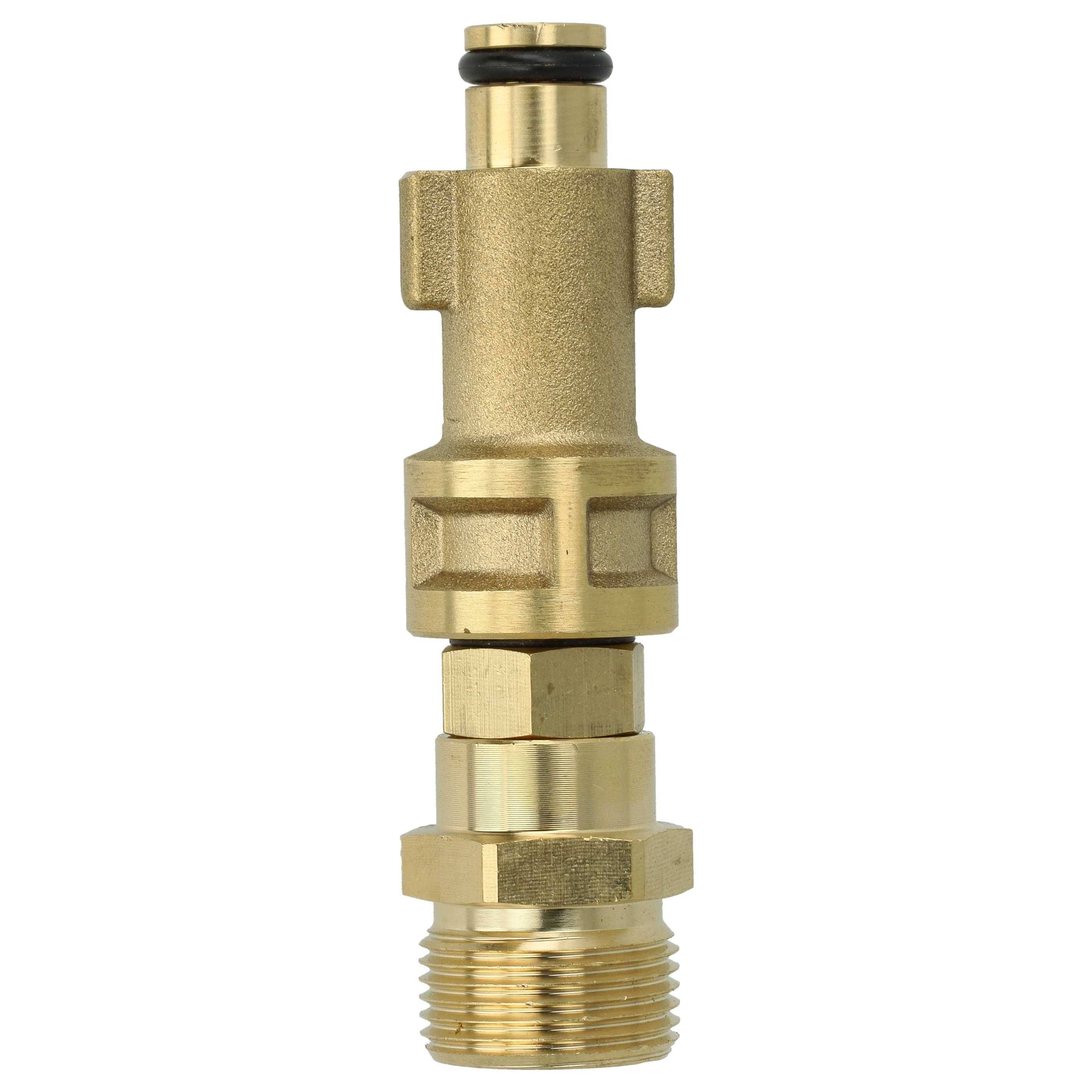 vhbw Adapter Bajonett auf M22 Gewinde kompatibel mit Bosch Aquatak 10+, 115, 10, 110, 100 Hochdruckreiniger - Schnellkupplung
