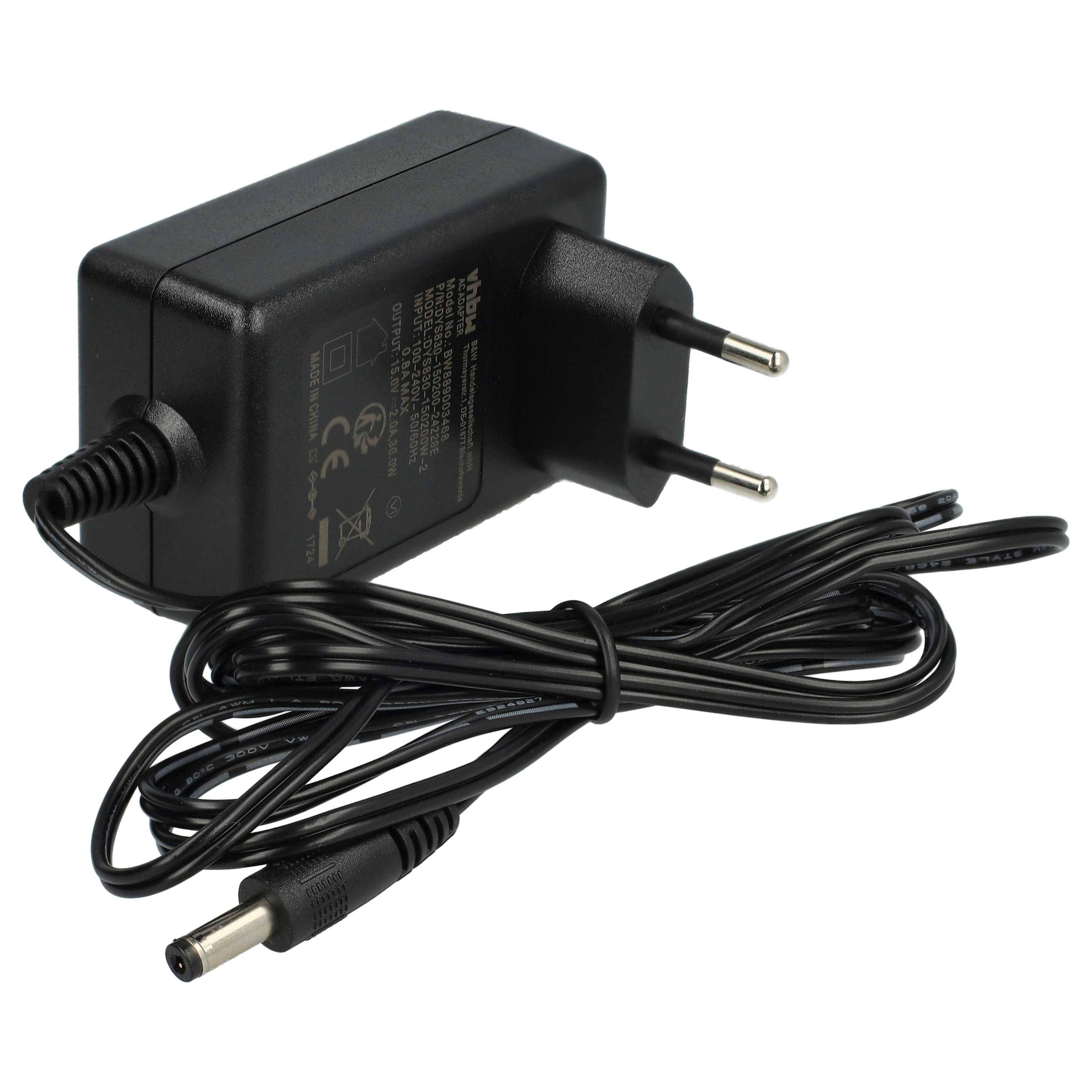 vhbw Netzteil kompatibel mit Beurer MP100 / 570.68 Maniküre-/Pedikürestation - 177 cm