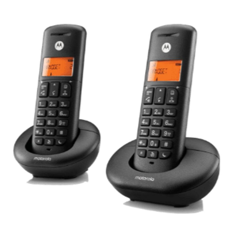 Motorola Voice E202 Digitales Schnurlostelefon schwarz