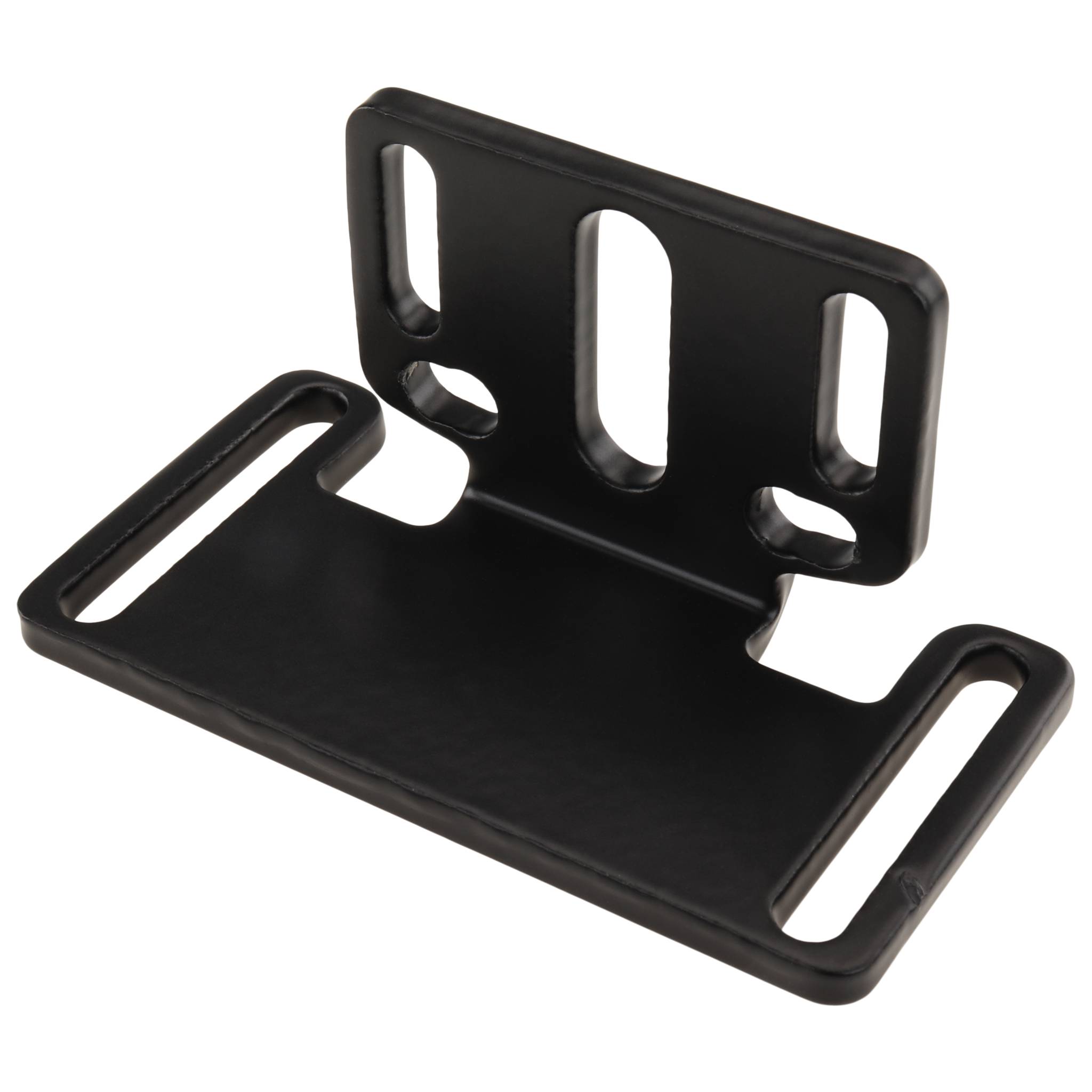 Befestigung, Befestigungswinkel, 77.9x39x40.9, Stahl, pulverbeschichtet, schwarz