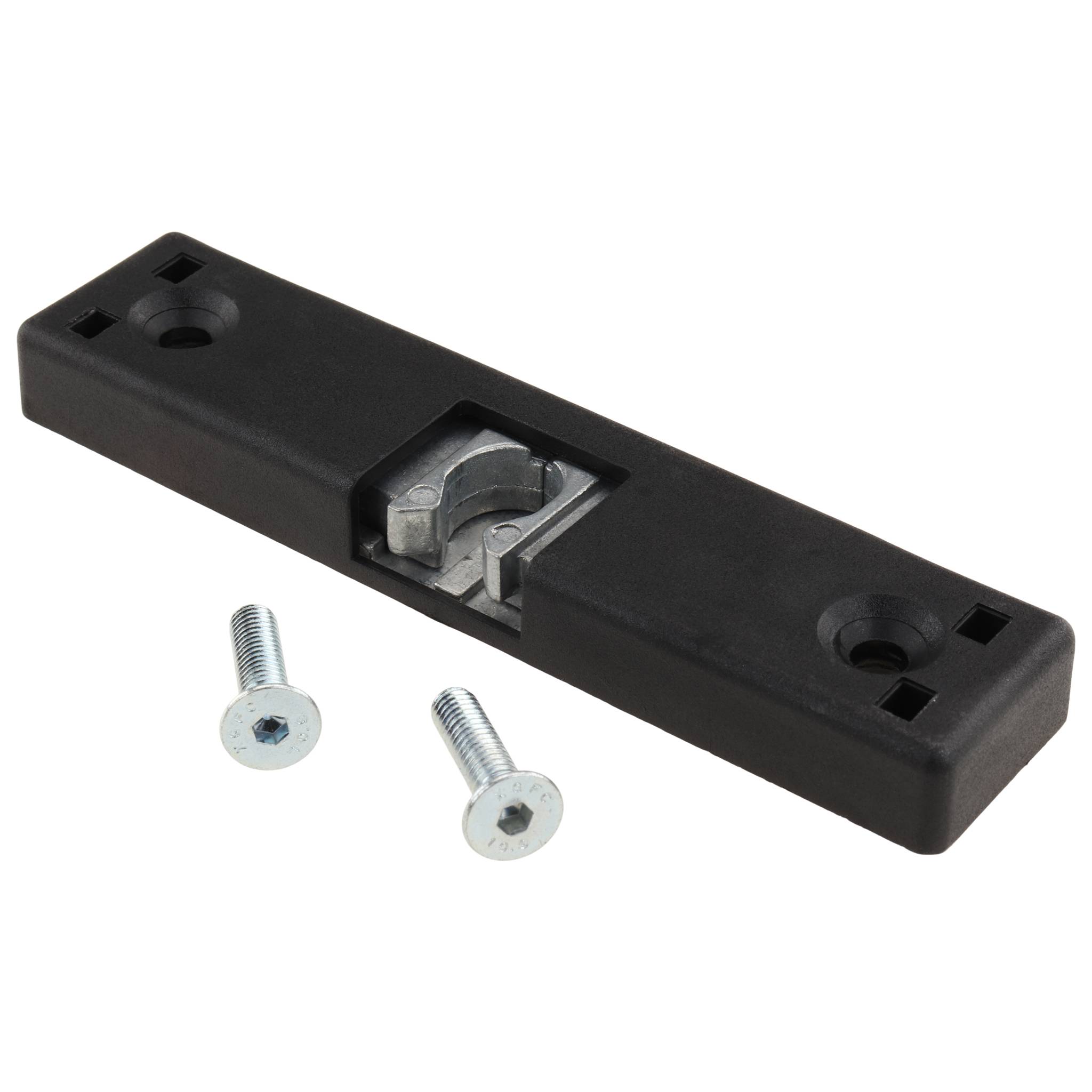 Verschluß, Türschnäpper, 93x16.1x21.3, Zink-Druckguß, blank, schwarz