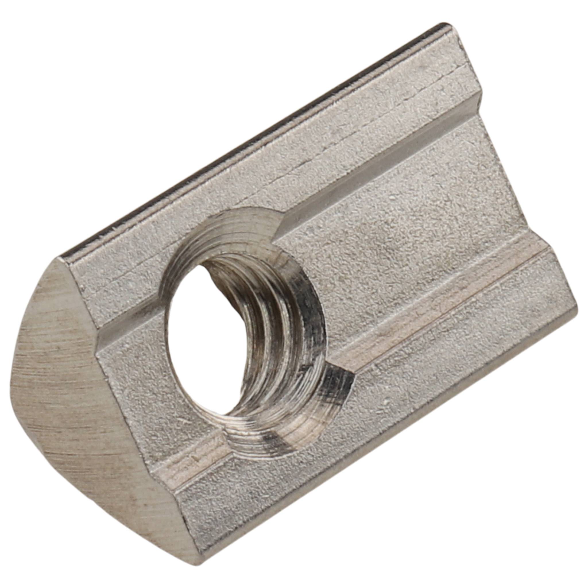 Nutenstein M6, 17x10,5x6,3, Edelstahl, blank