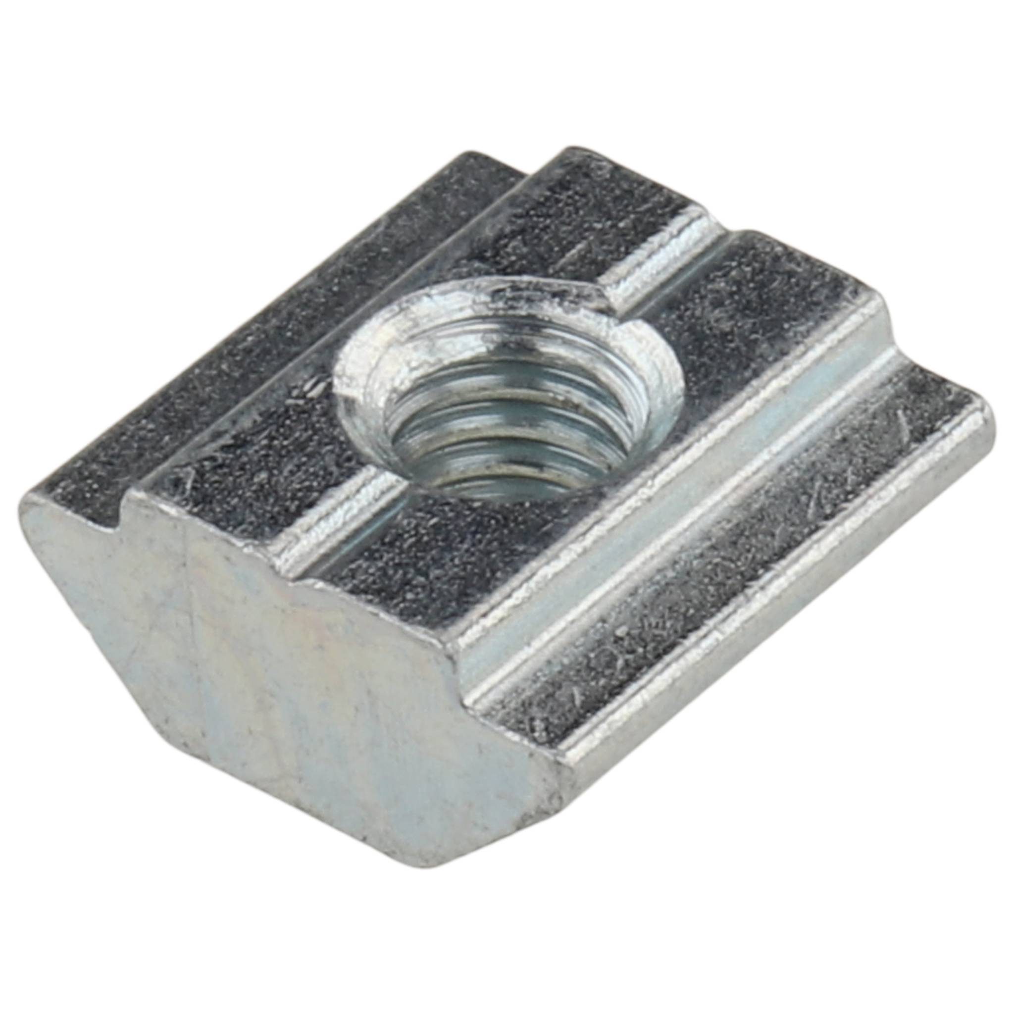 Nutenstein M4, 10x9,8x4,5, Stahl, verzinkt