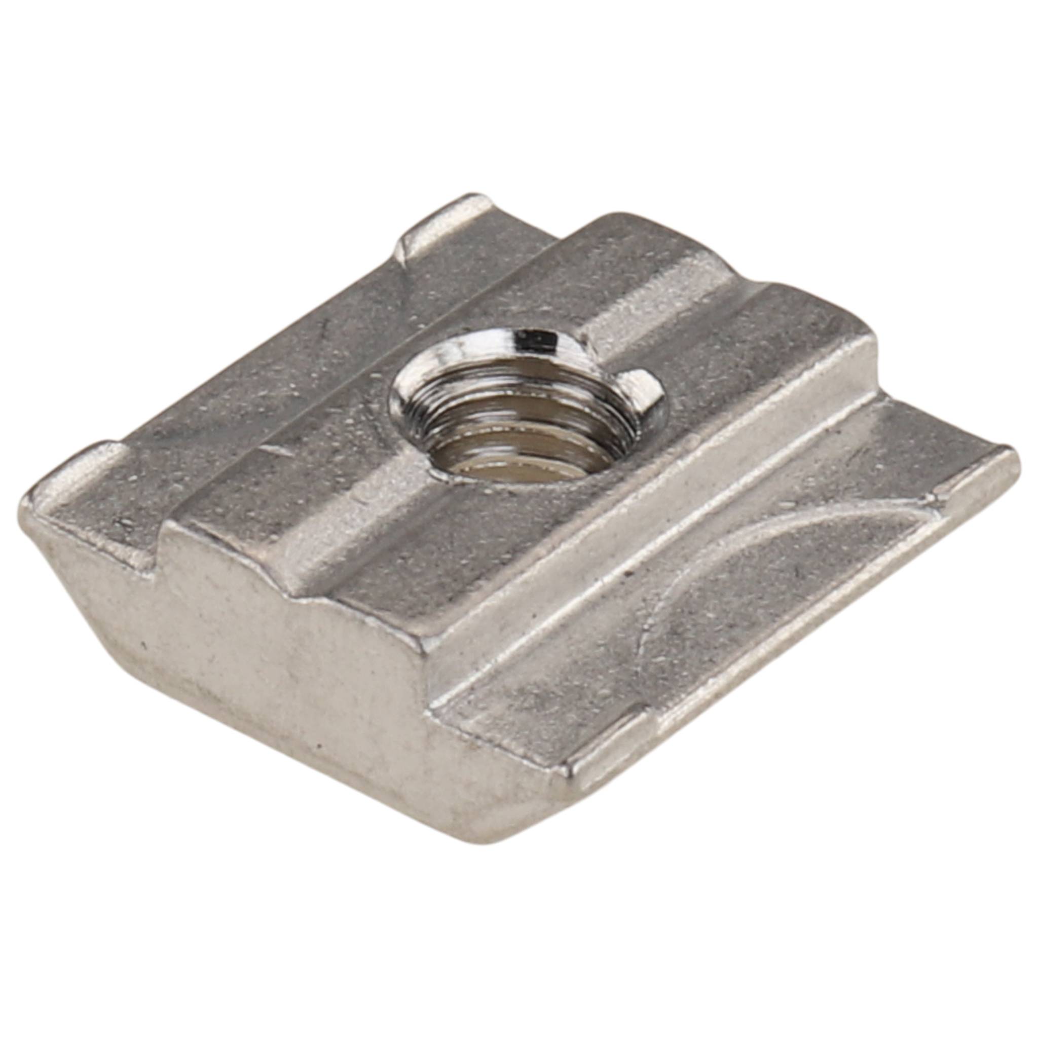 Nutenstein M5, 12x11,5x4, Edelstahl, blank