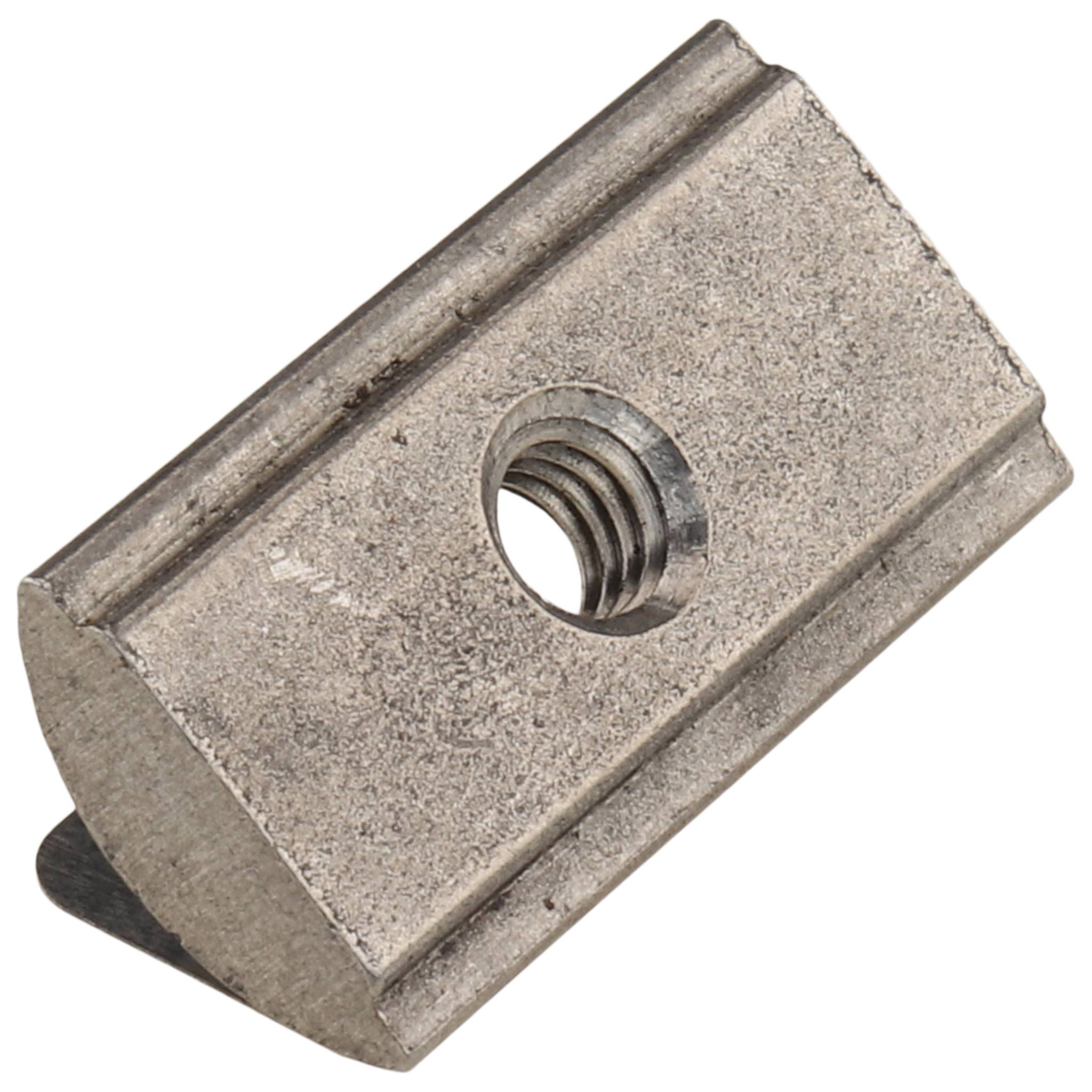 Nutenstein M4, 20x10,8x7,7, Edelstahl, blank