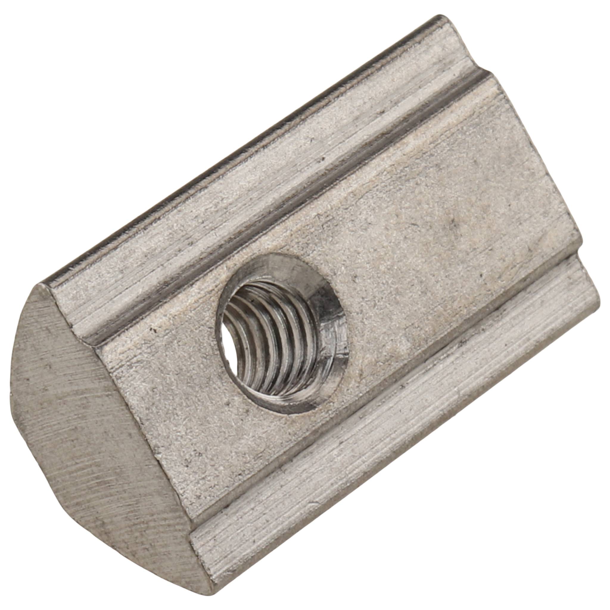 Nutenstein M5, 22x13,5x8,95, Edelstahl, blank