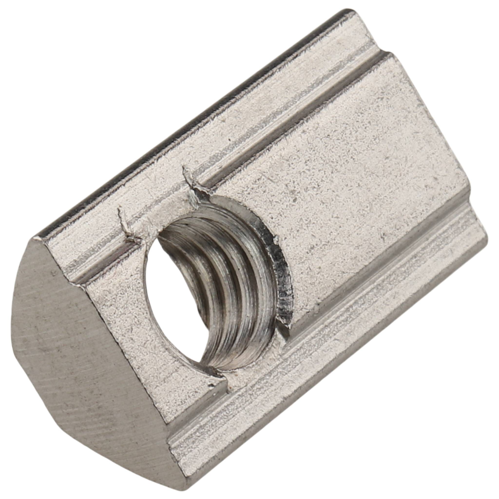 Nutenstein M8, 22x13,5x8,95, Edelstahl, blank