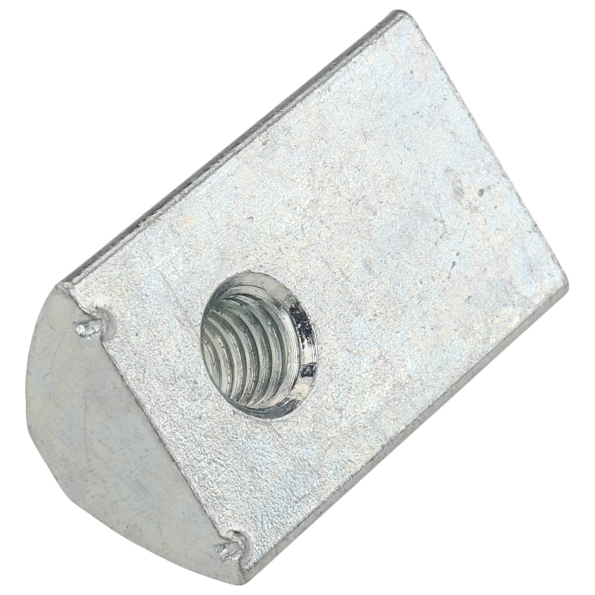 Nutenstein M5, 22x13,7x8,7, Stahl, verzinkt