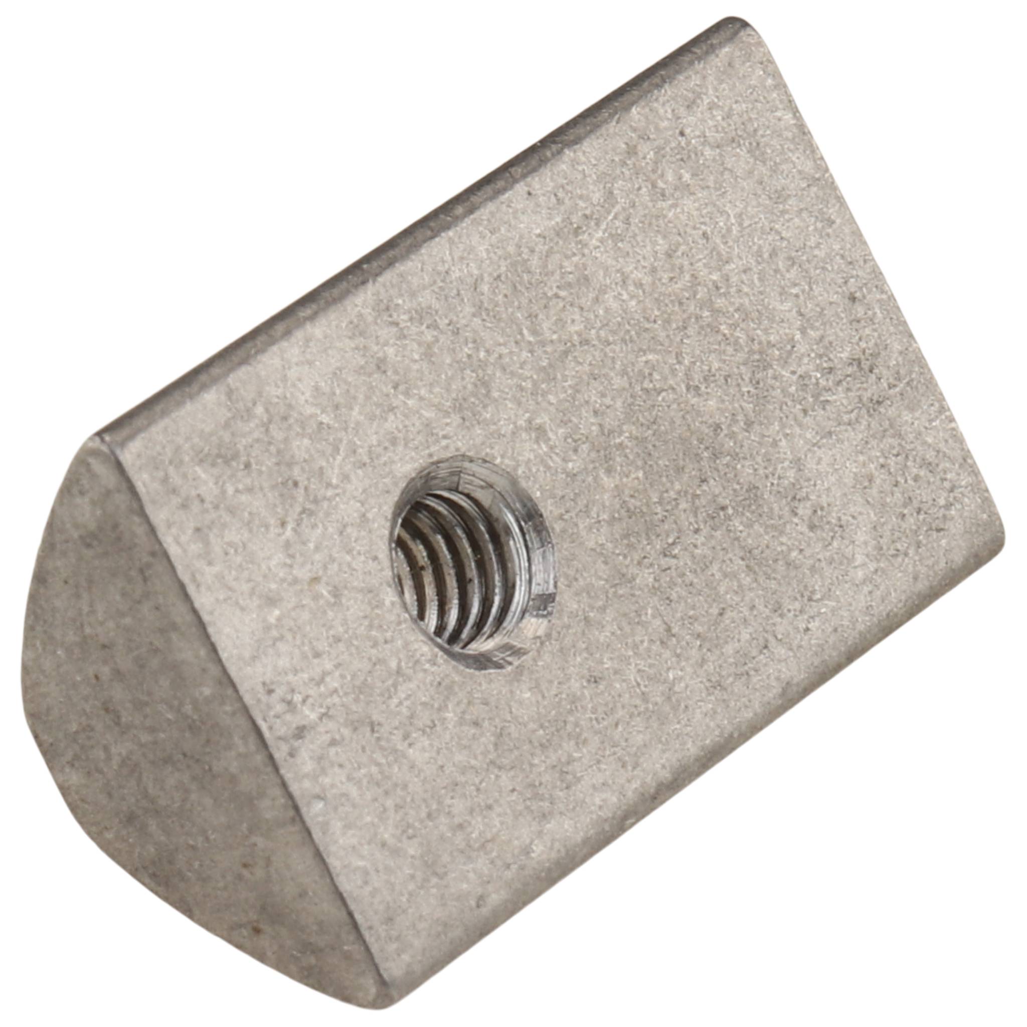 Nutenstein M4, 22x13,7x8,7, Edelstahl, blank