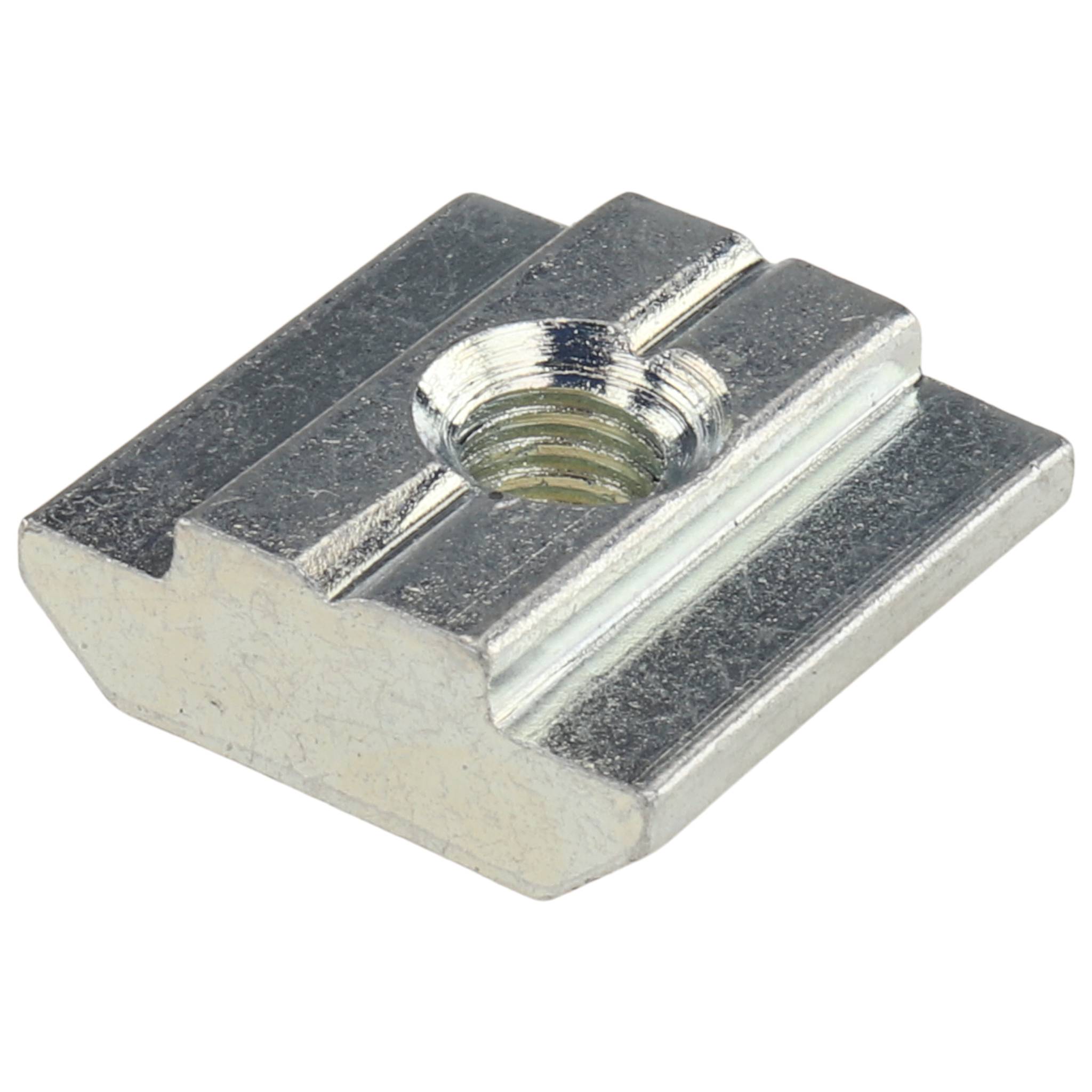 Nutenstein M5, 16x16x6, Stahl, verzinkt