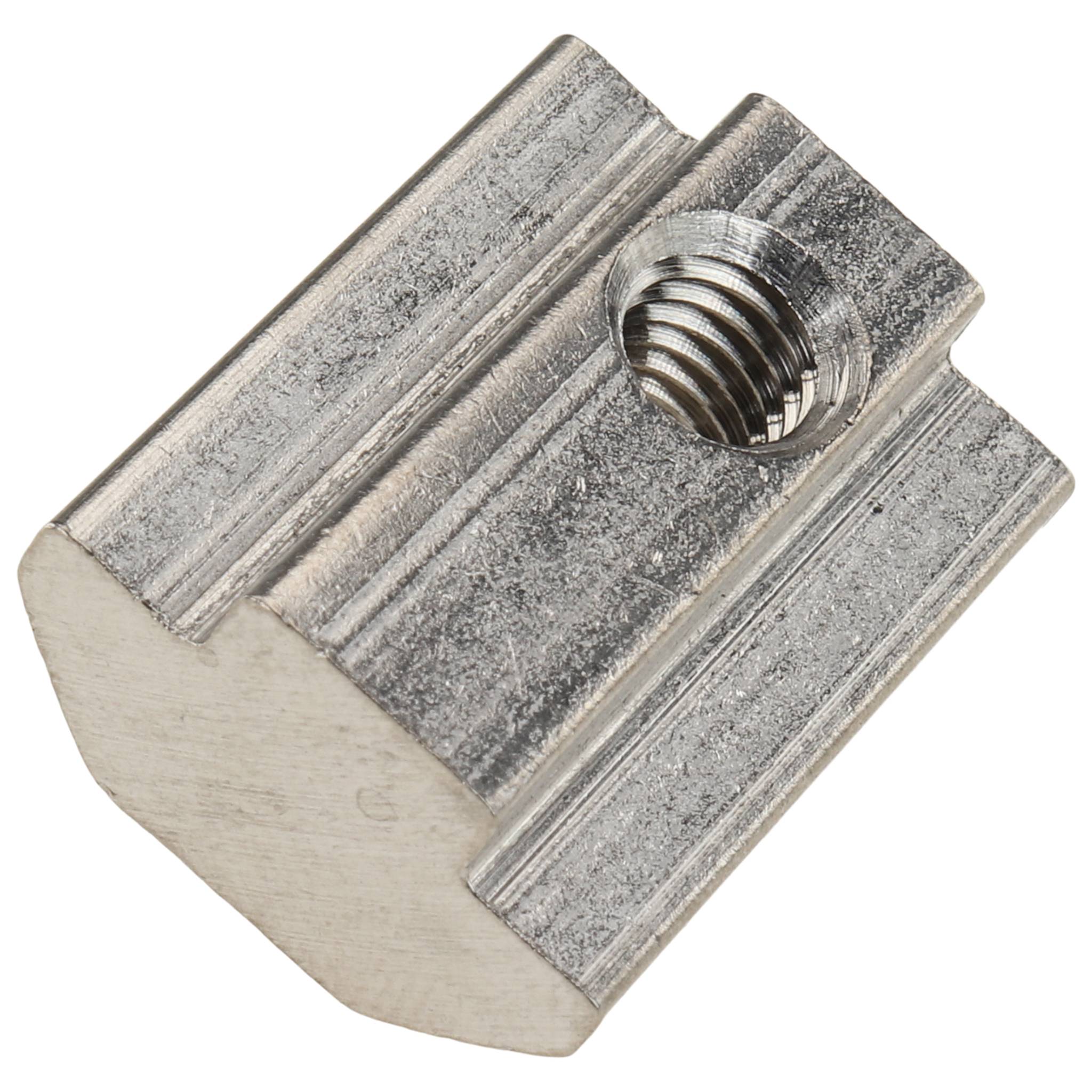 Nutenstein M6, 22x17x11,25, Edelstahl, blank