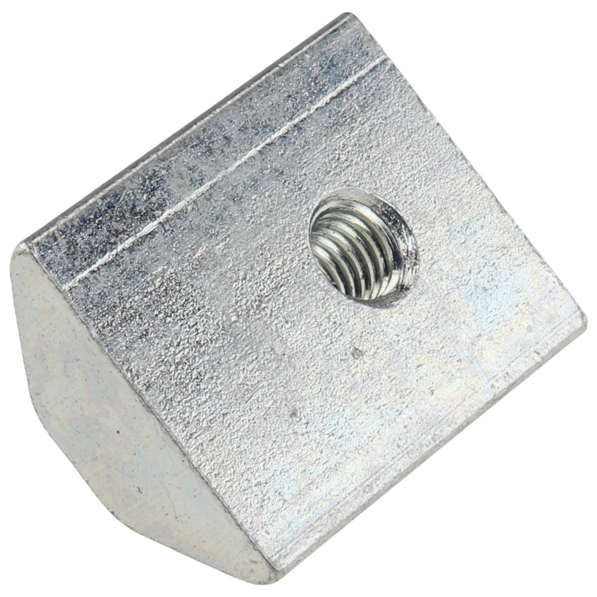 Nutenstein M5, 23x18x8,6, Stahl, verzinkt