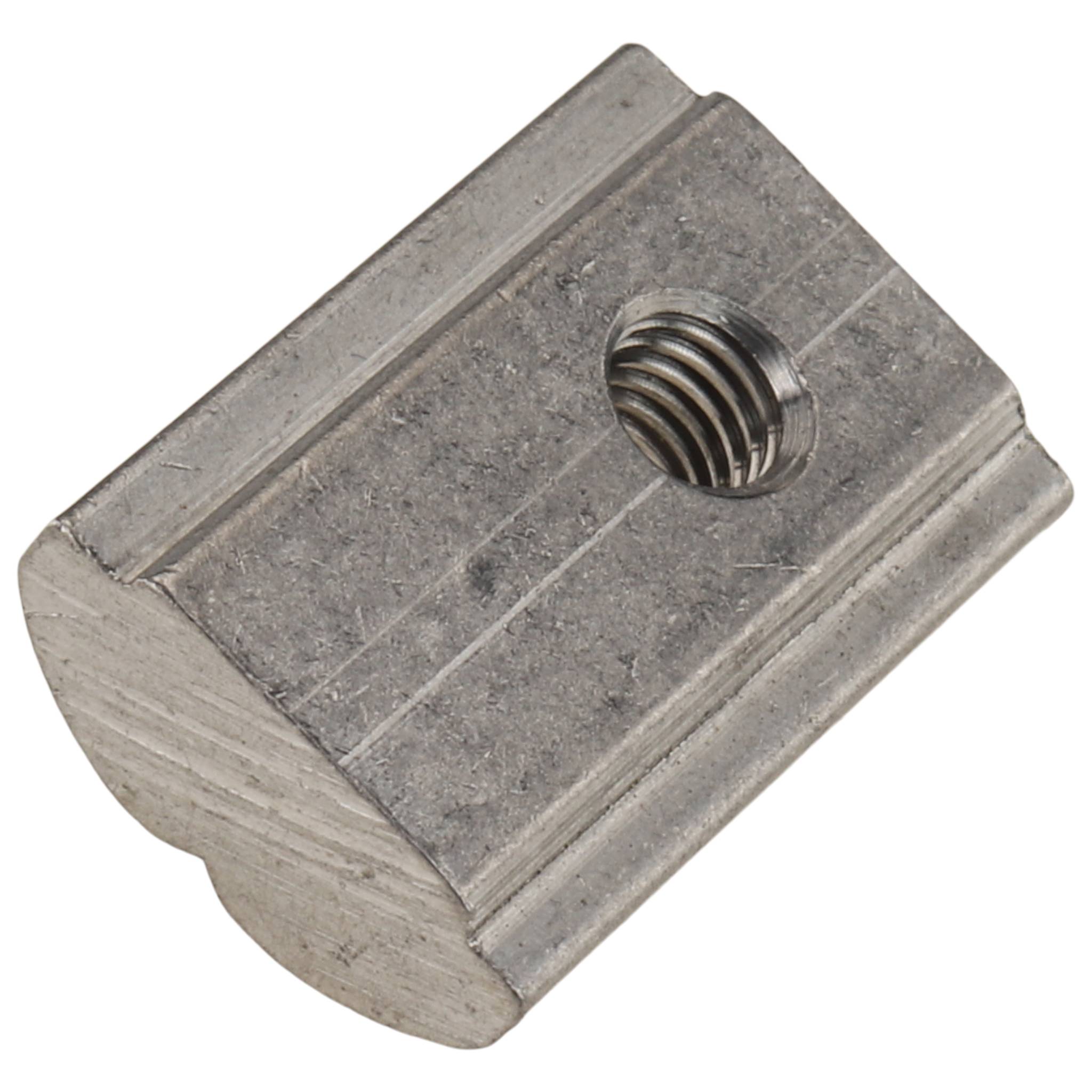 Nutenstein M5, 22x14,5x8,1, Edelstahl, blank