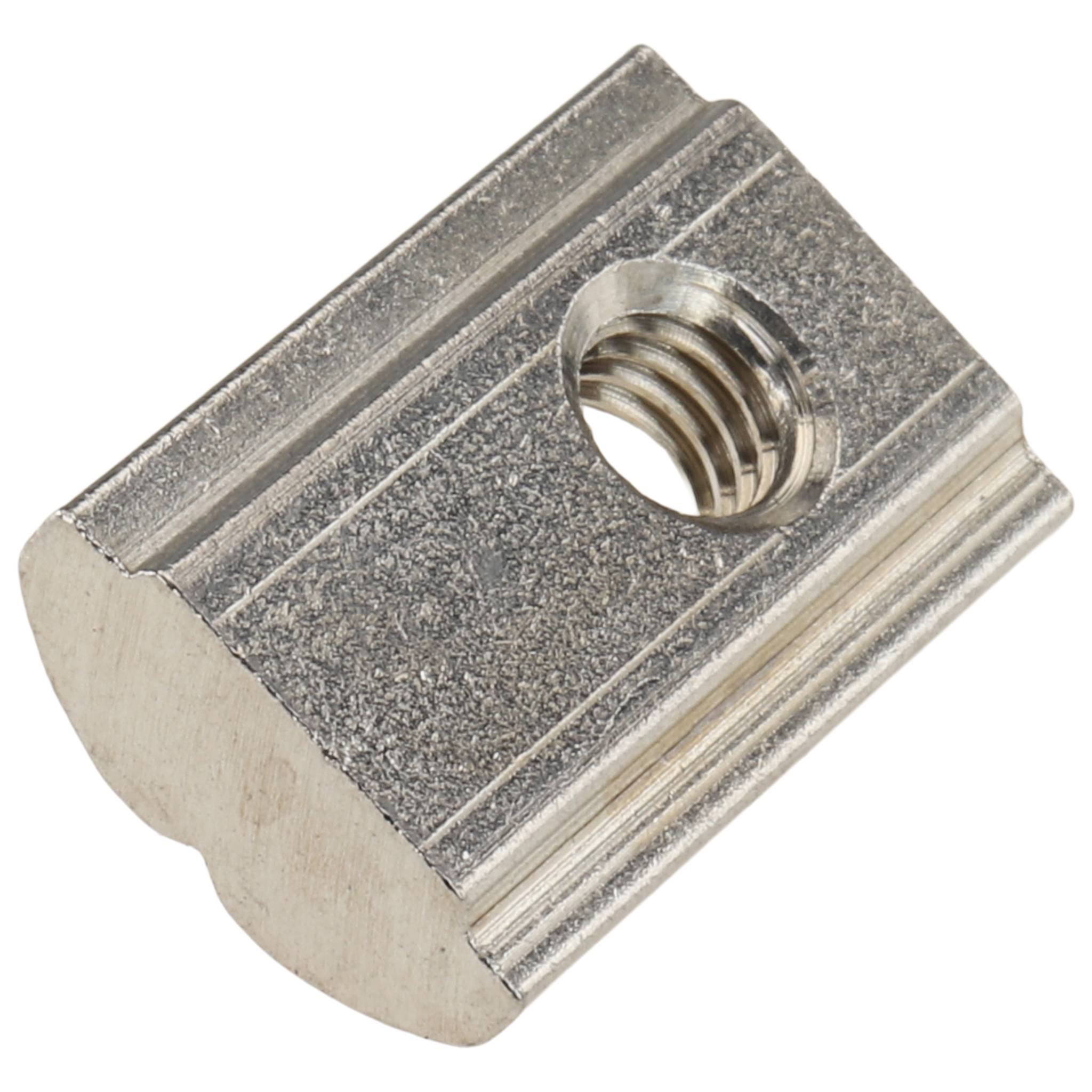 Nutenstein M6, 22x14,5x8,1, Edelstahl, blank