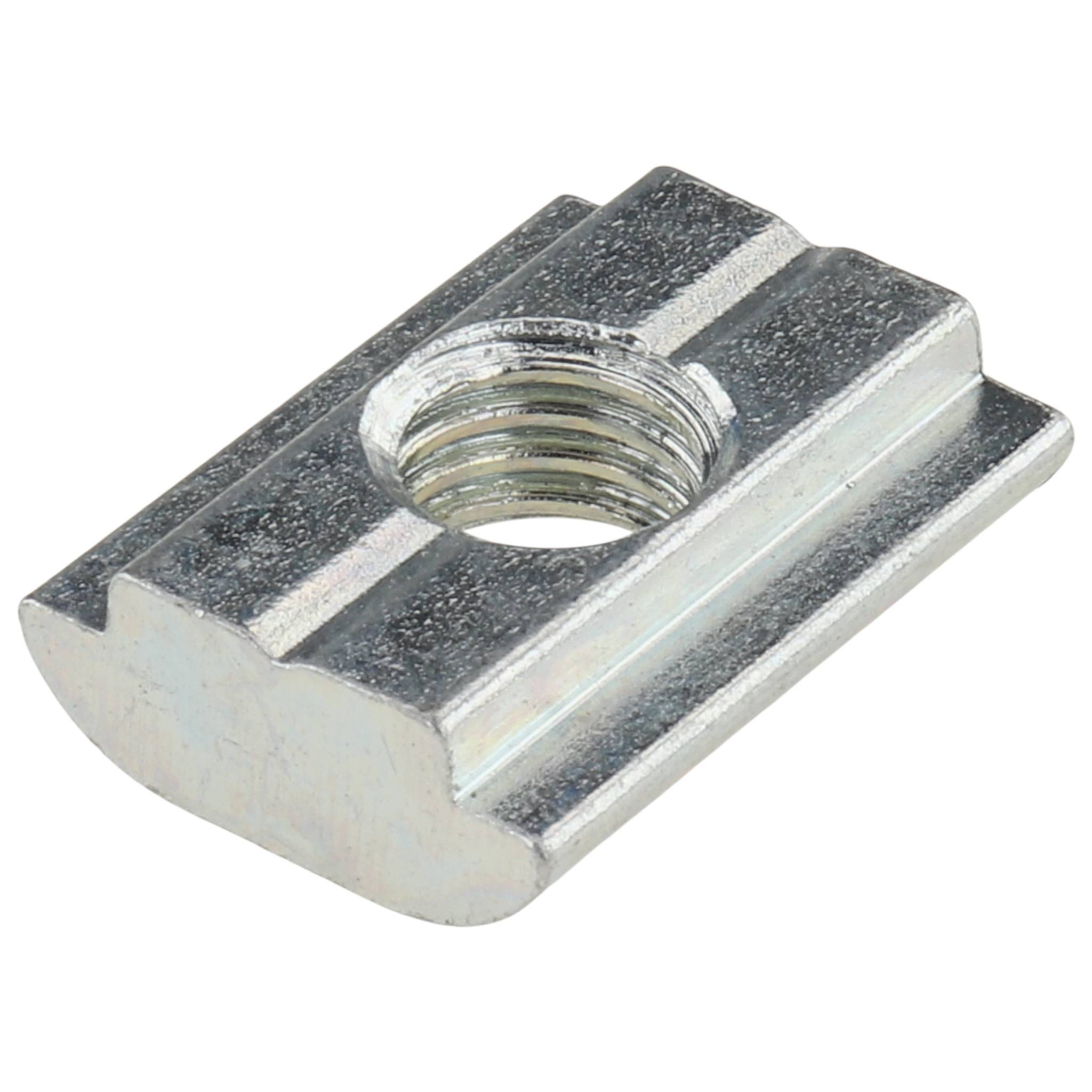 Nutenstein M8, 20x15x6, Stahl, verzinkt