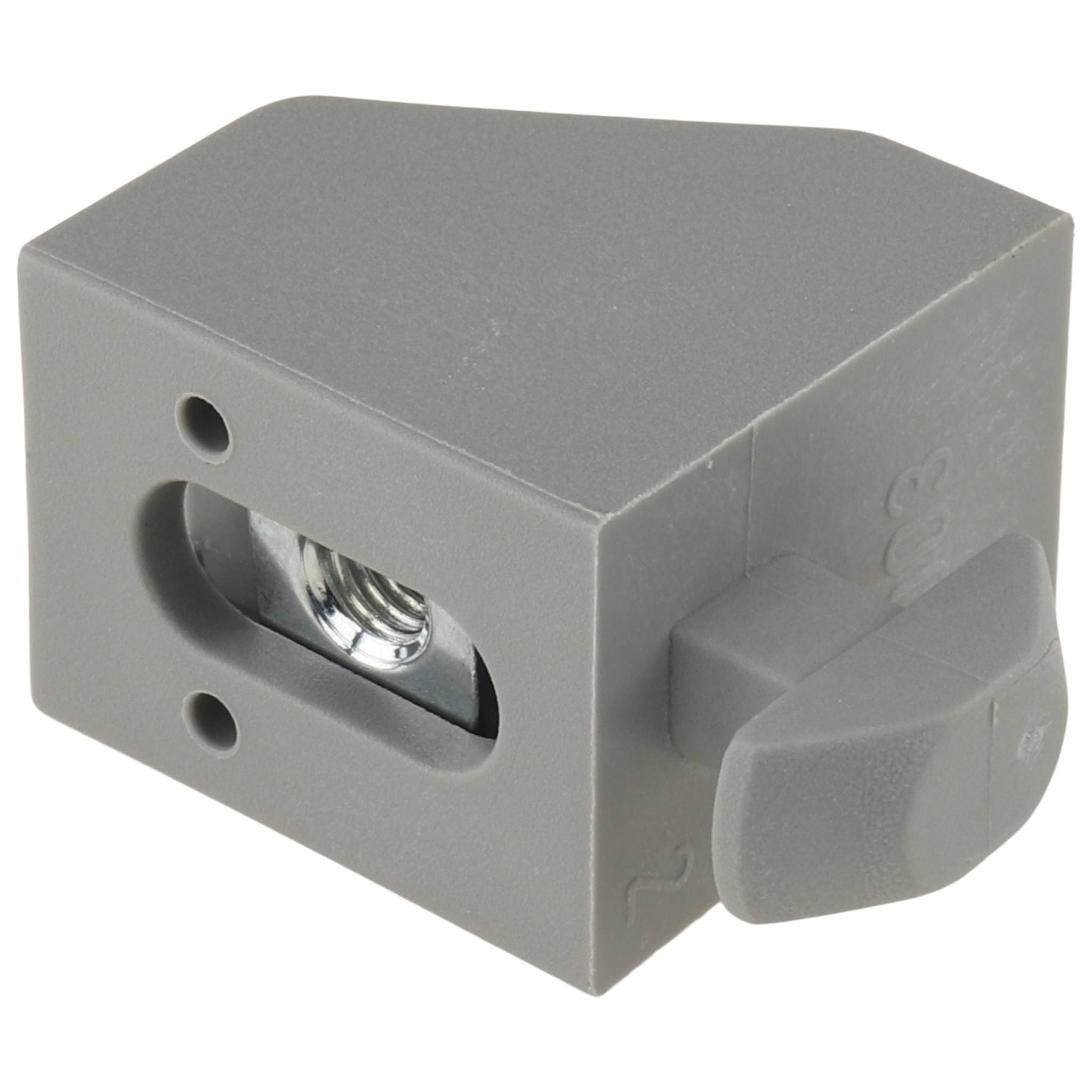 Uniblock 25, 25x25x18,5, Kunststoff PA glasfaserverstärkt, grau