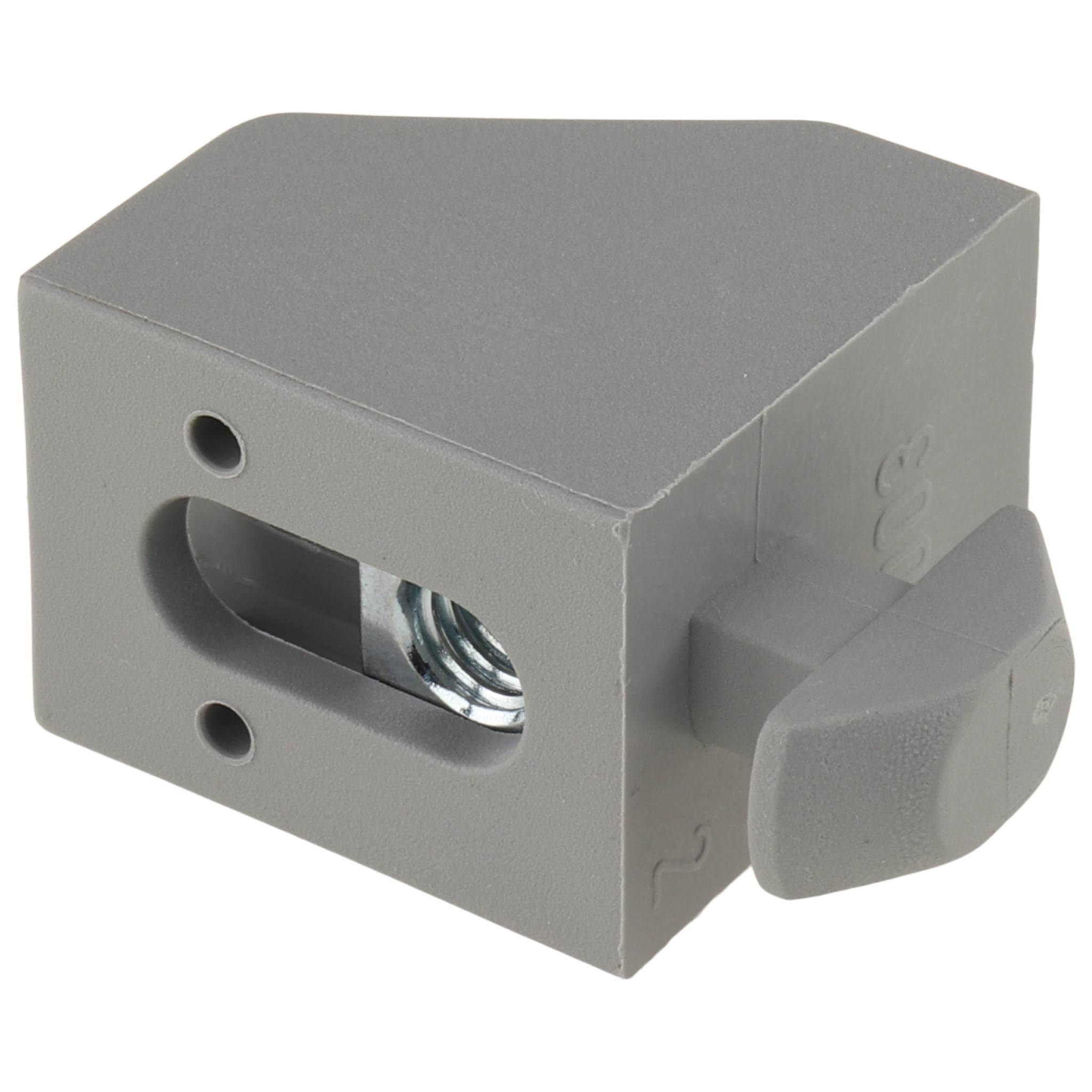 Uniblock 25, 25x25x18,5, Kunststoff PA glasfaserverstärkt, grau