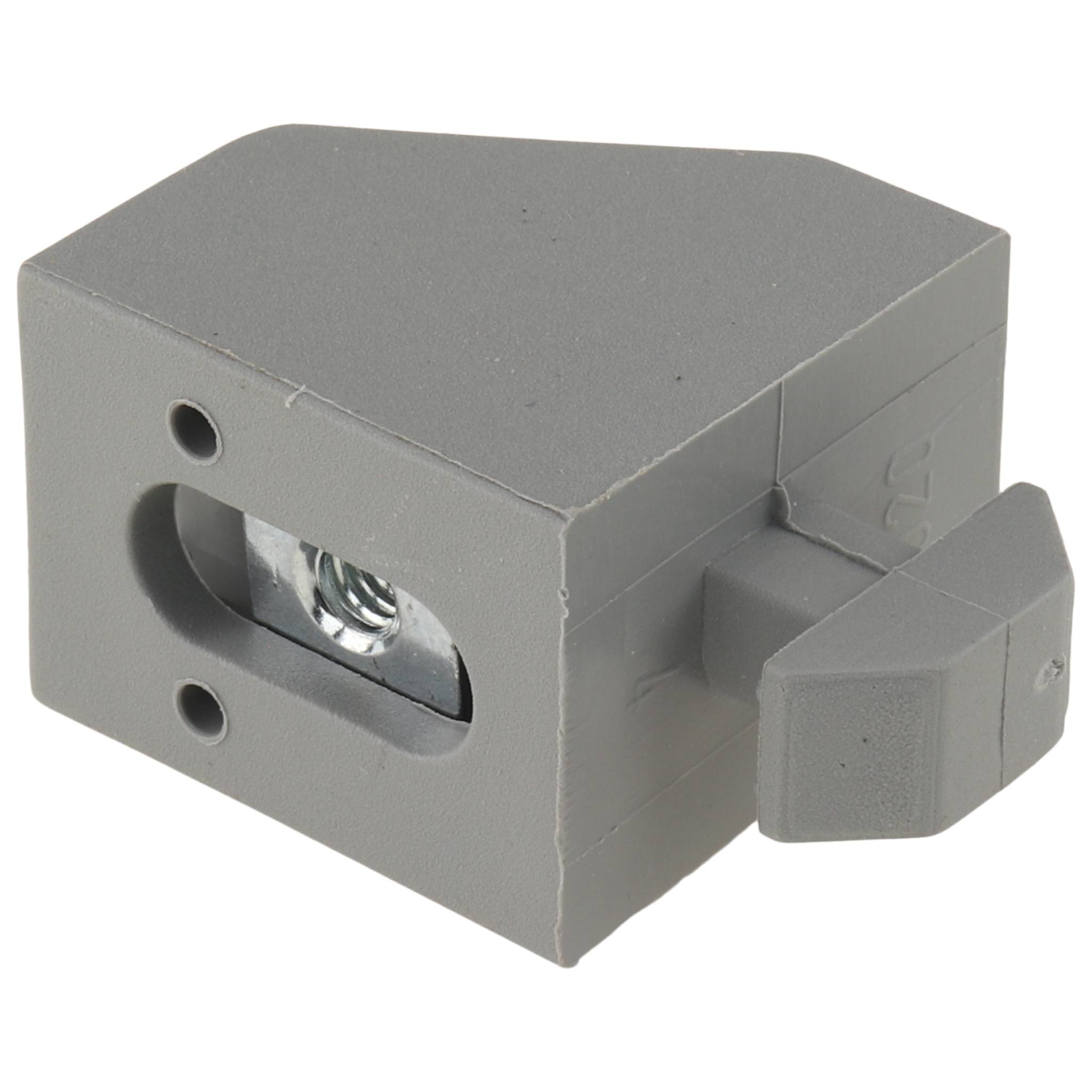 Uniblock 25, 25x25x18,5, Kunststoff PA glasfaserverstärkt, grau