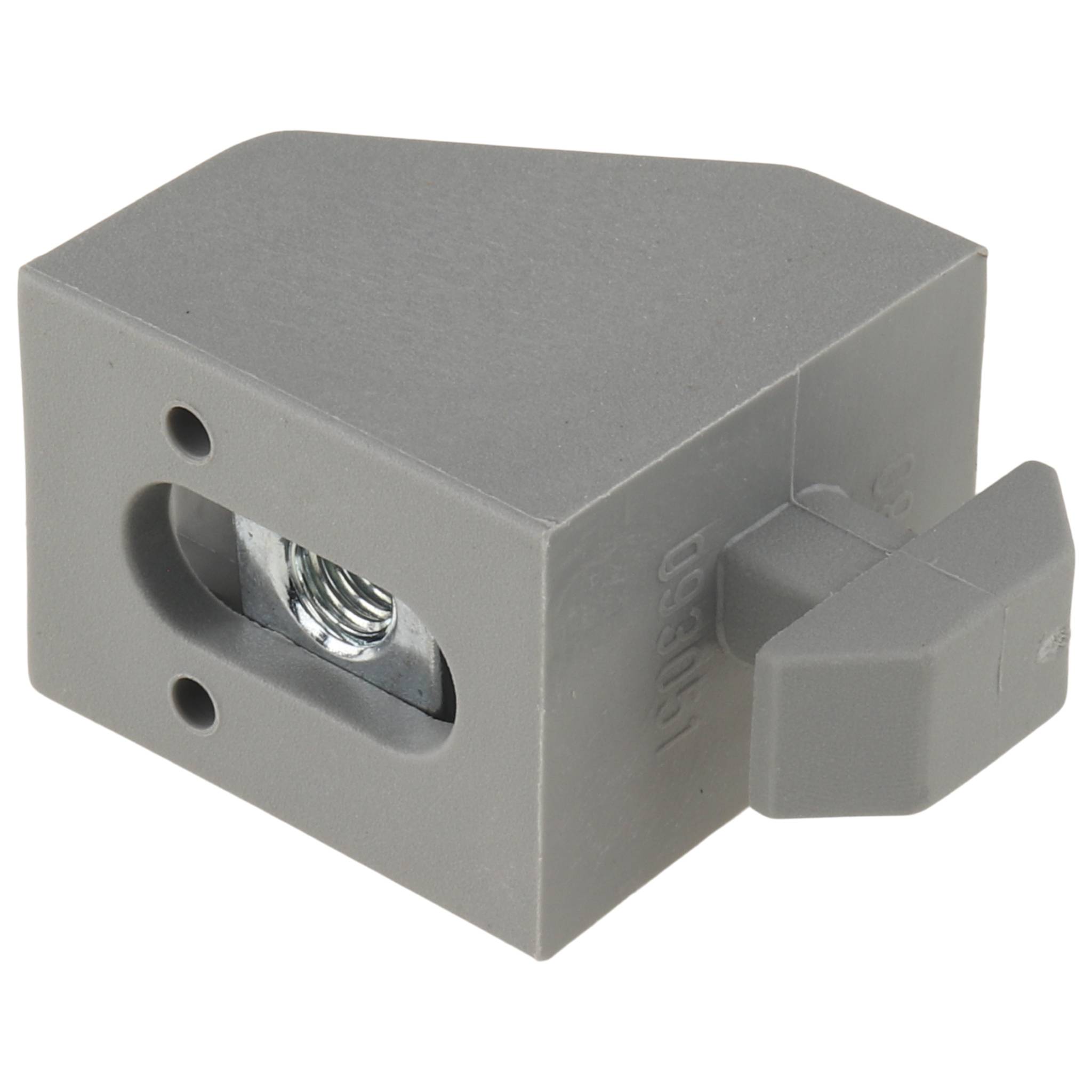 Uniblock 25, 25x25x18,5, Kunststoff PA glasfaserverstärkt, grau