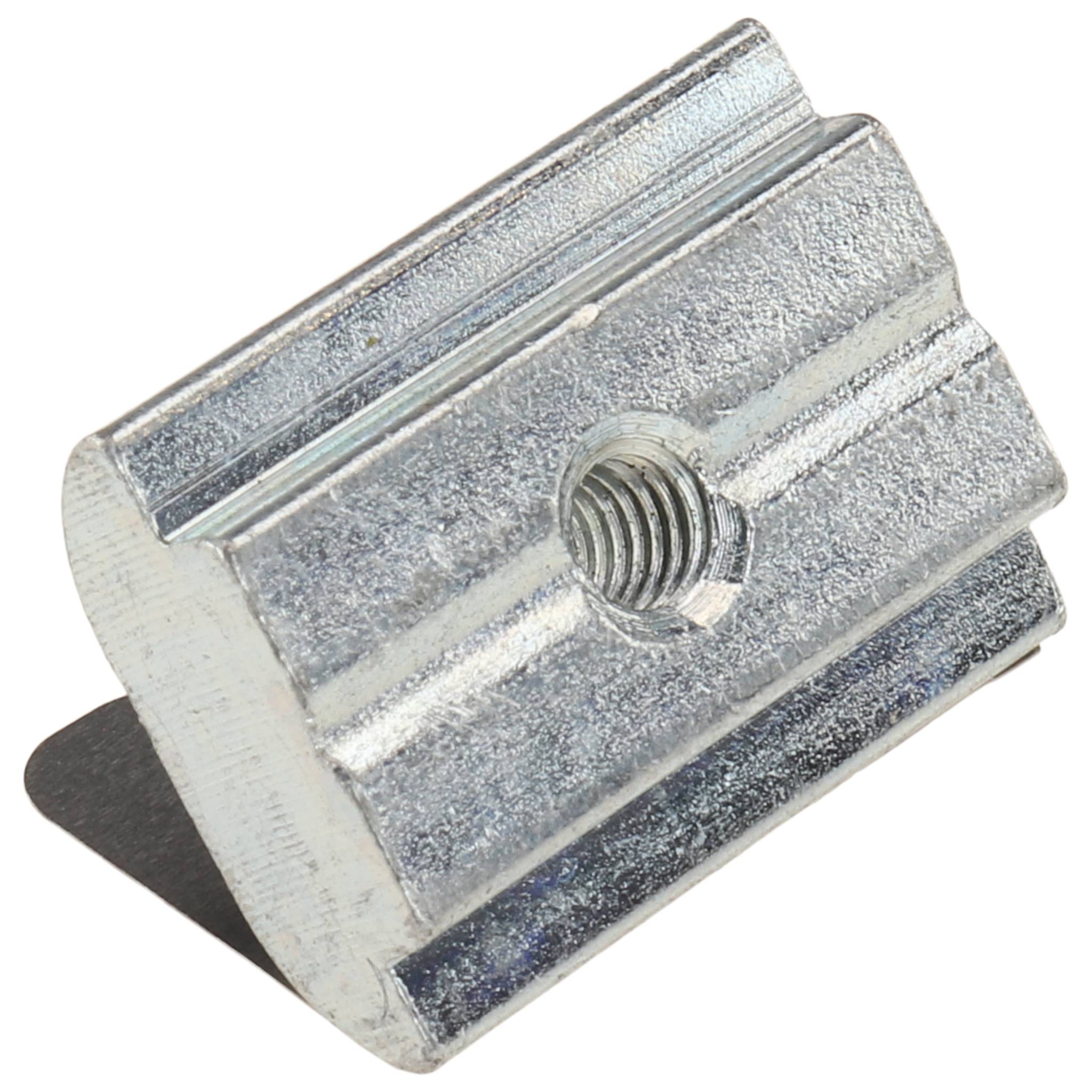 Nutenstein M4, 20x15x13,4, Stahl, verzinkt