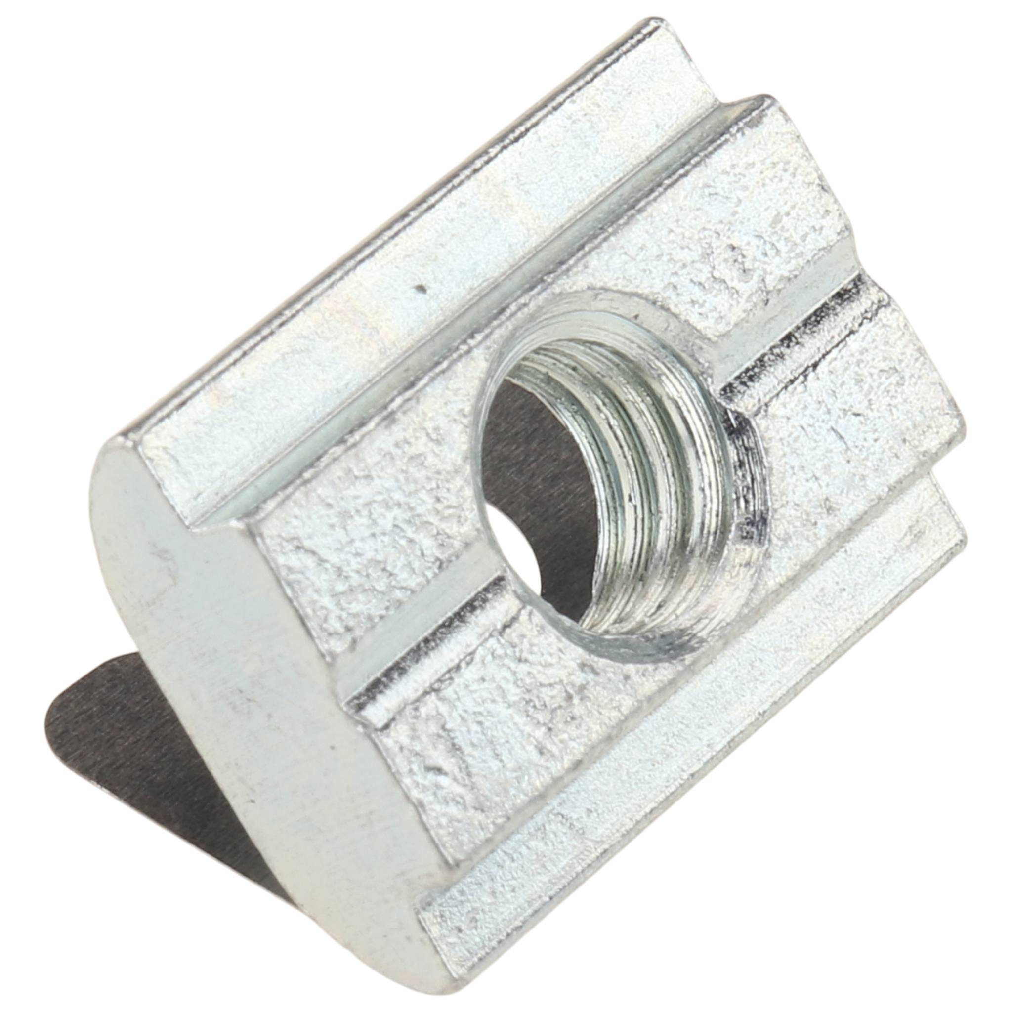 Nutenstein M8, 20x15x13,4, Stahl, verzinkt