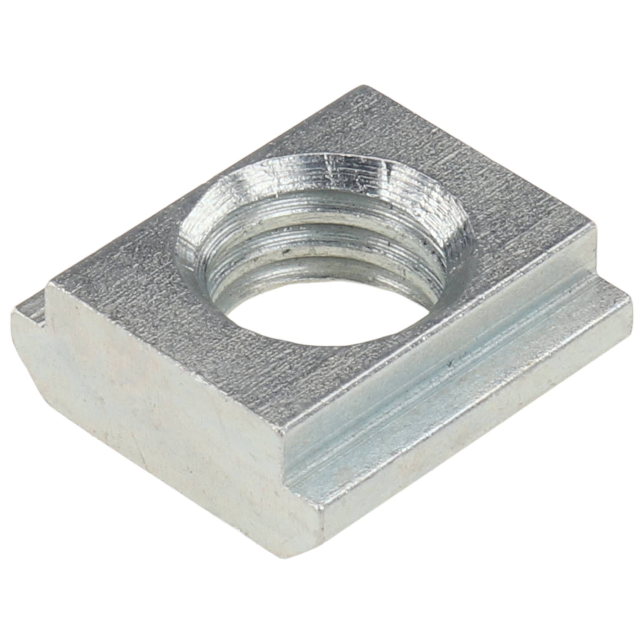 Nutenstein M8, 13x13x5, Stahl, verzinkt
