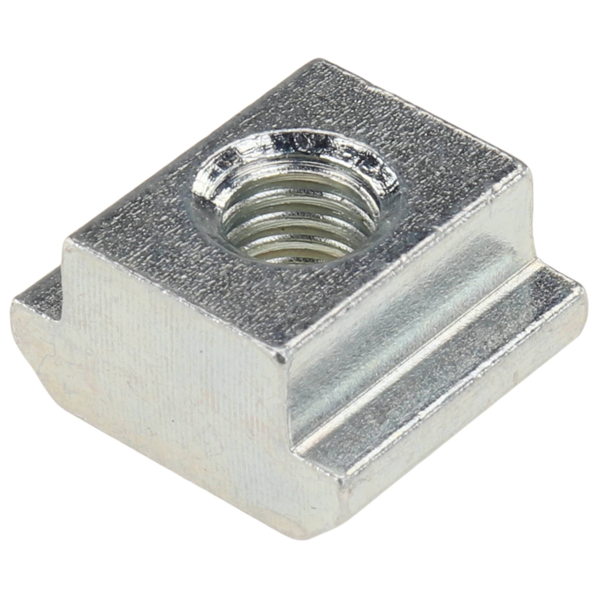 Nutenstein M6, 15x13x8, Stahl, verzinkt