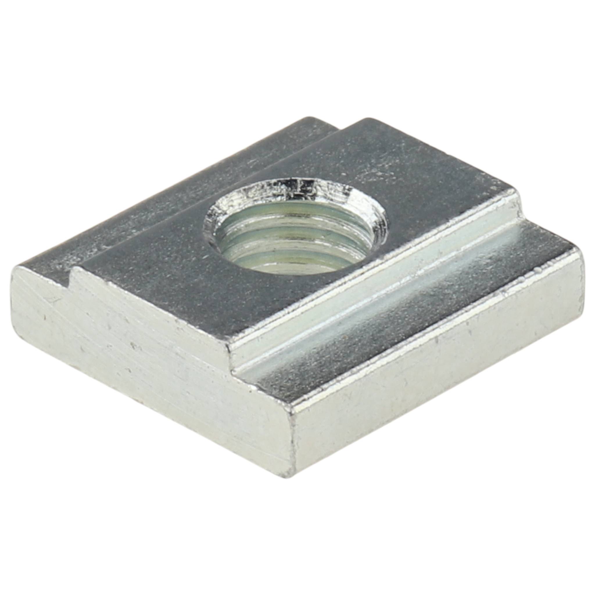 Nutenstein M8, 19x18x5,5, Stahl, verzinkt