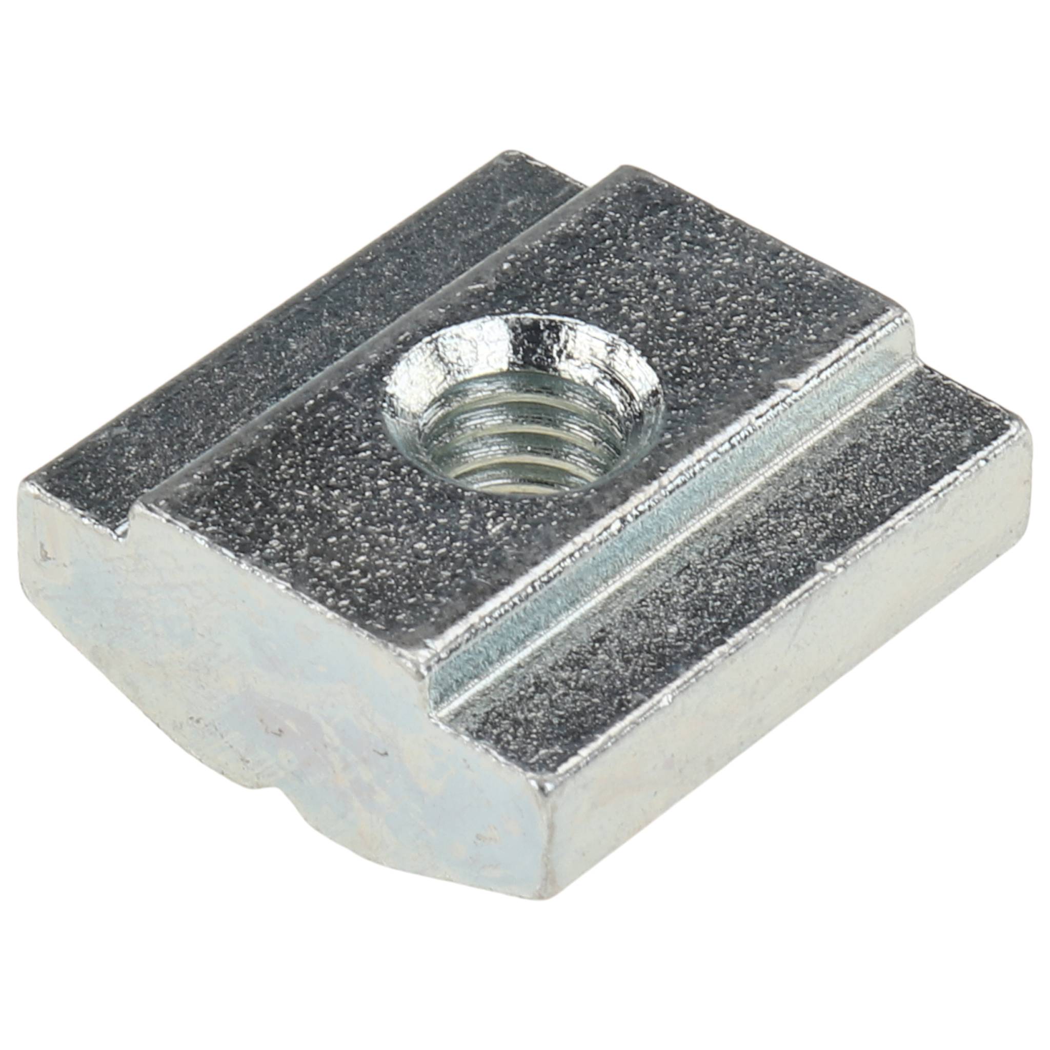 Nutenstein M6, 19x18x7,5, Stahl, verzinkt