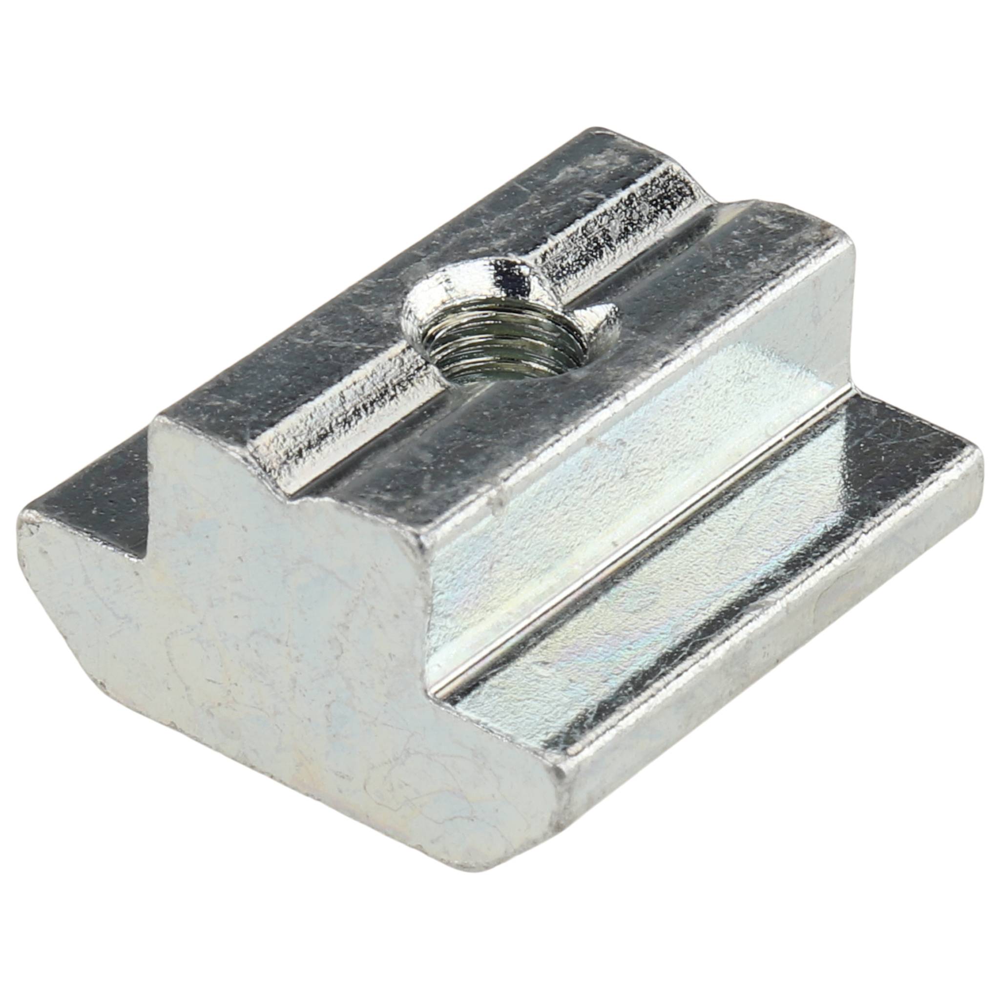 Nutenstein M5, 20x19,5x10,6, Stahl, verzinkt