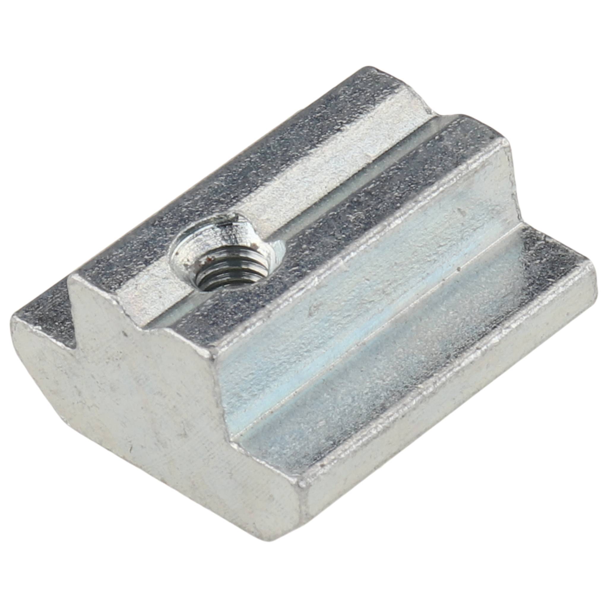 Nutenstein M4, 20x19,5x12,25, Stahl, verzinkt
