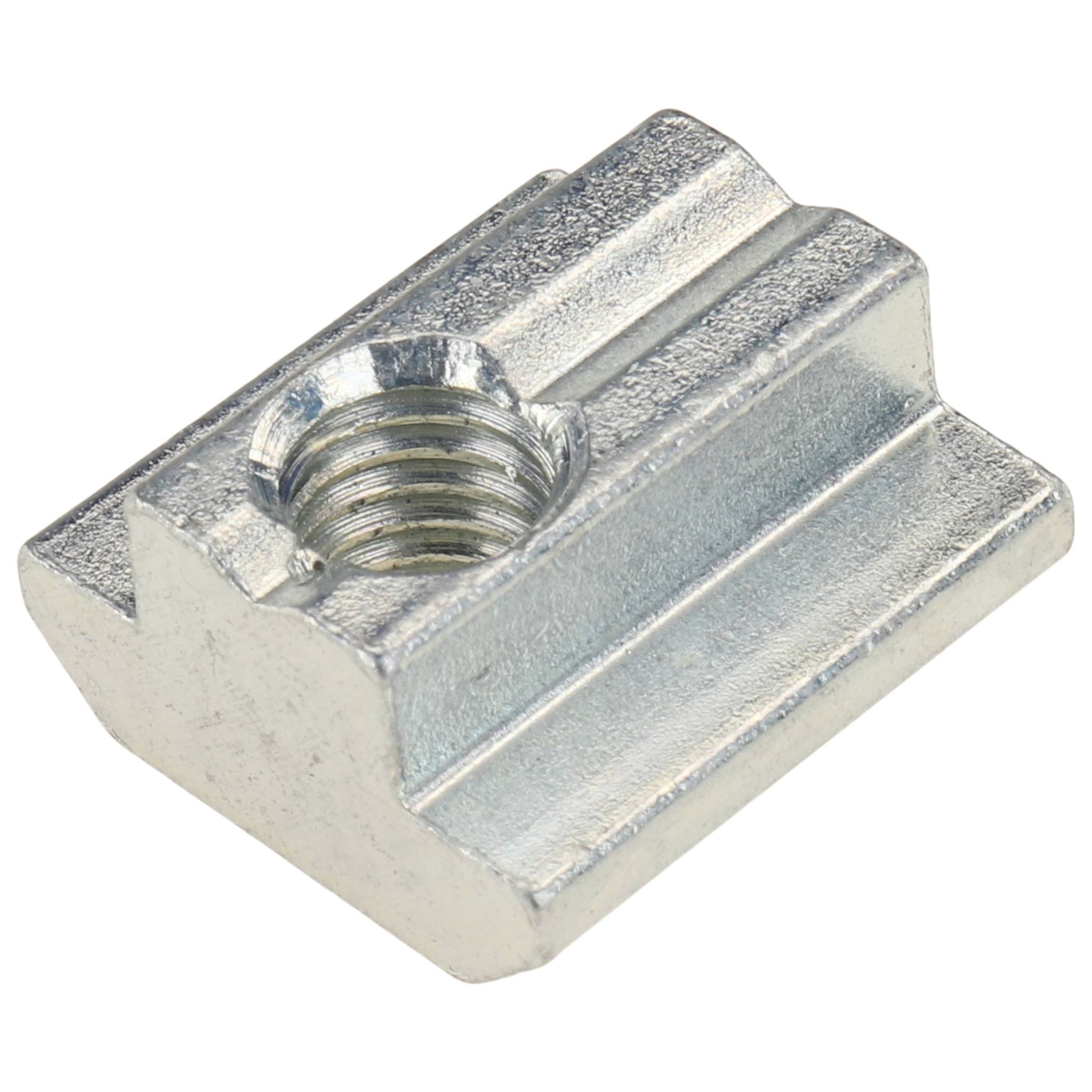 Nutenstein M8, 20x19,5x12,25, Stahl, verzinkt