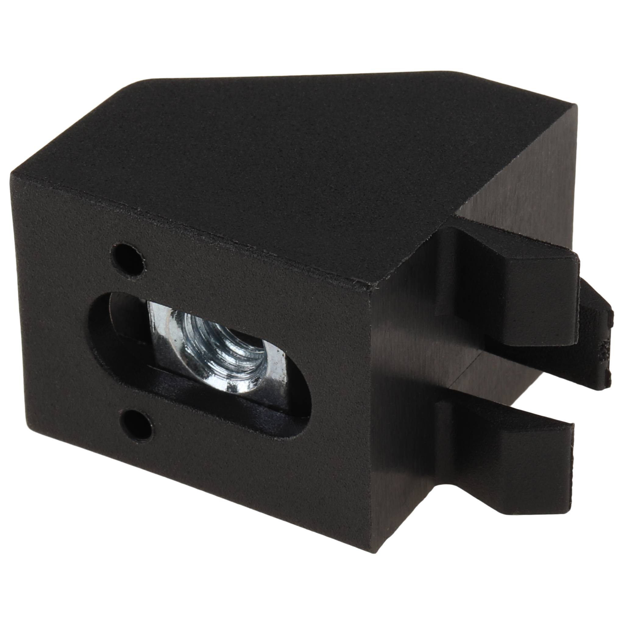 Uniblock 25 Clip, 25x25x19, Kunststoff PA glasfaserverstärkt, schwarz