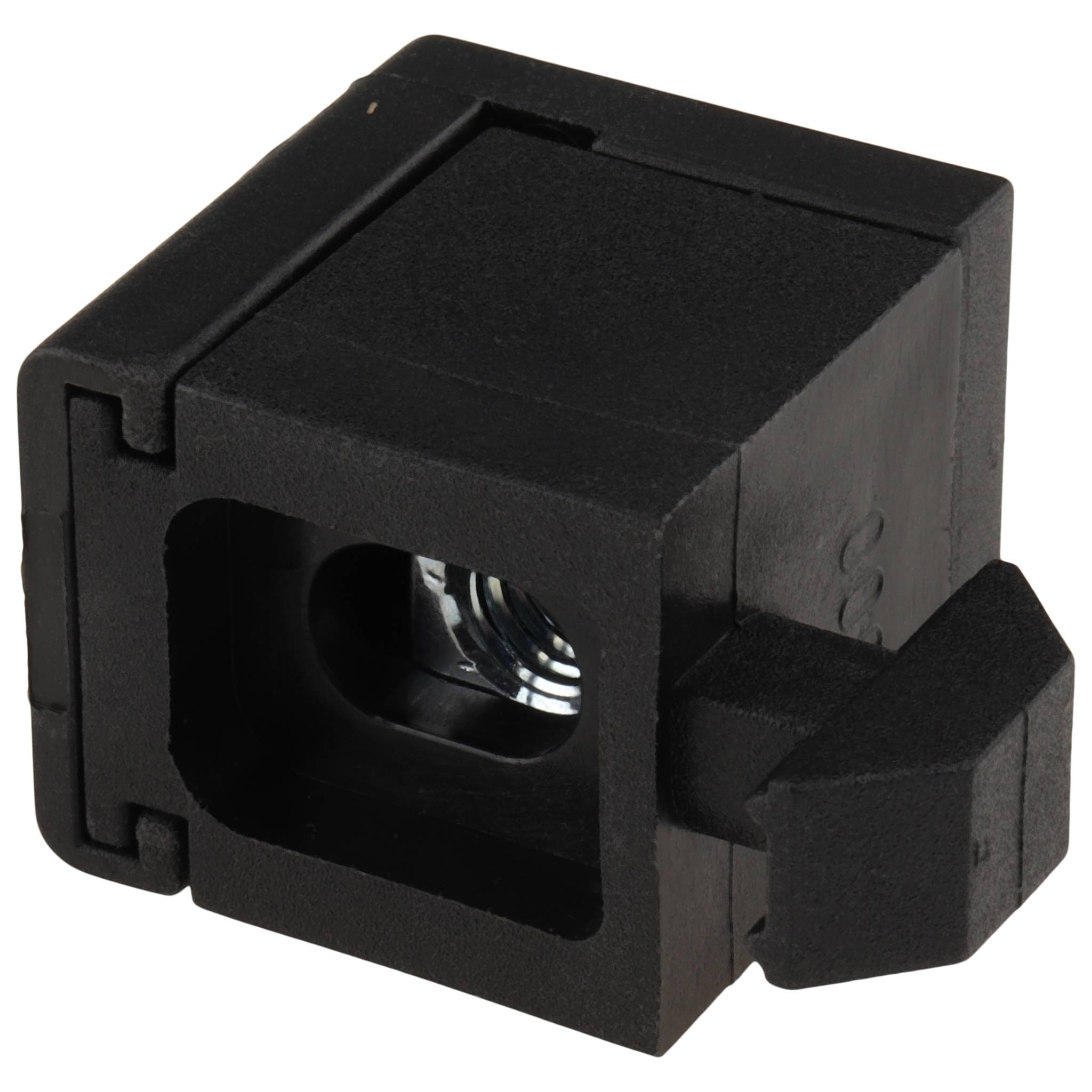 Befestigungsblock 25, 20x23,5x40, Kunststoff PA glasfaserverstärkt, schwarz