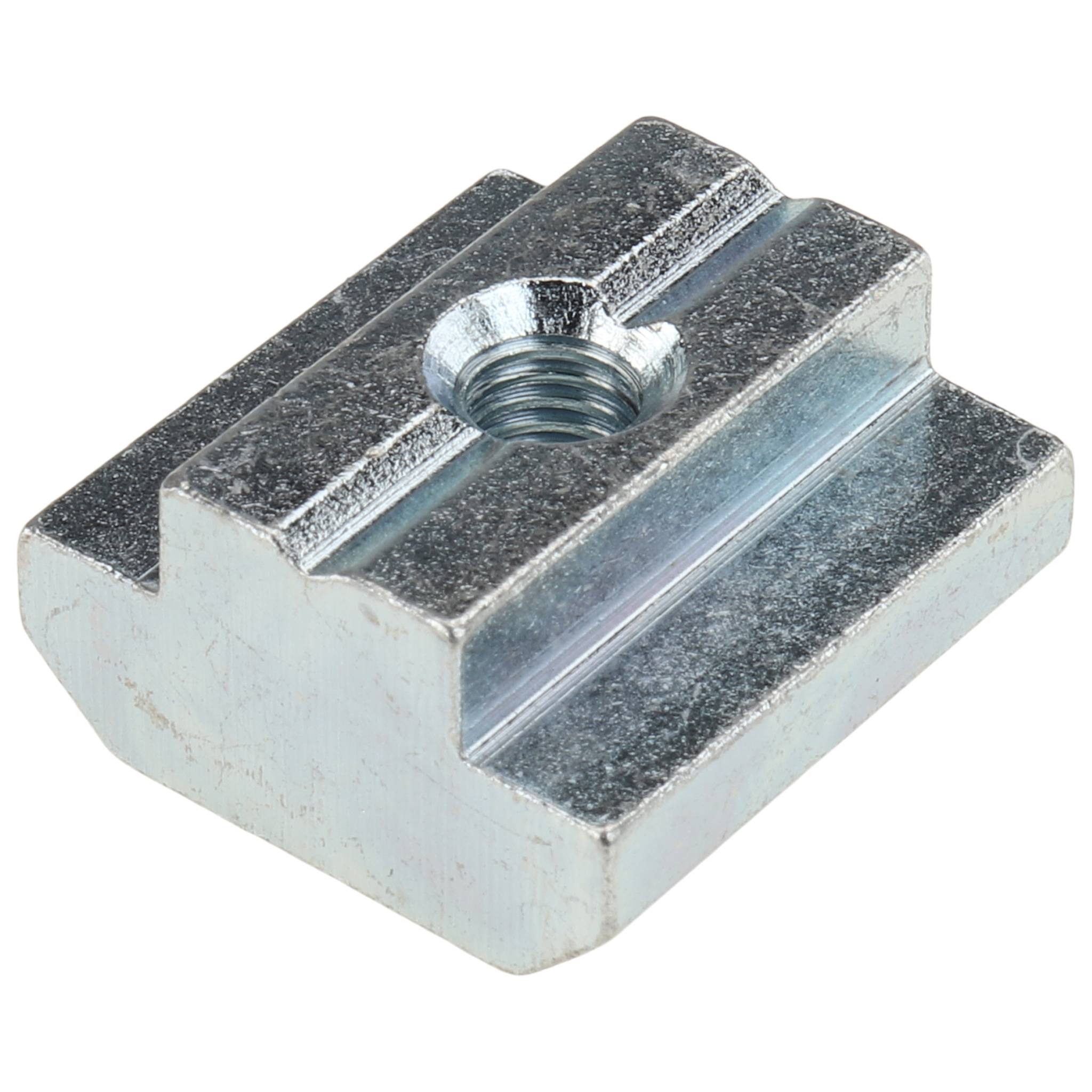 Nutenstein M5, 20x19,5x10,6, Stahl, verzinkt