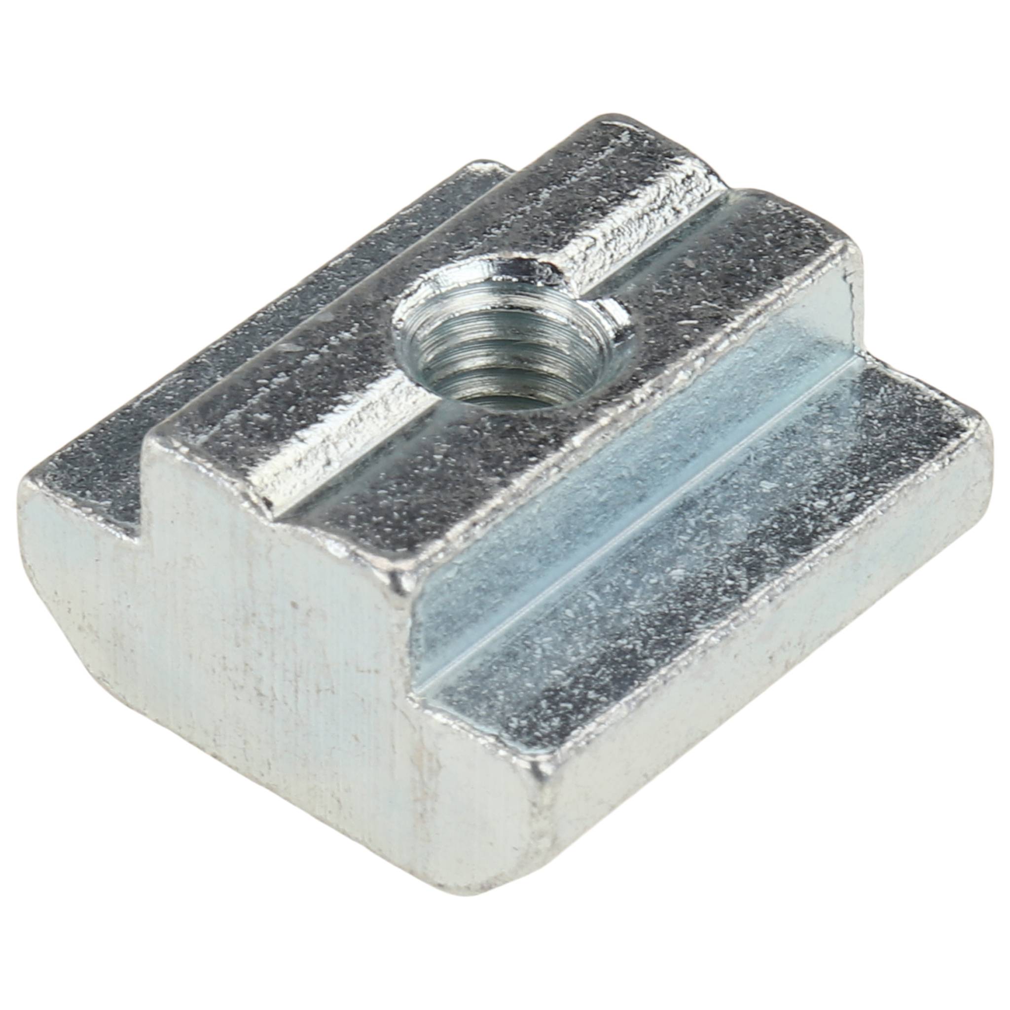 Nutenstein M6, 20x19,5x10,6, Stahl, verzinkt