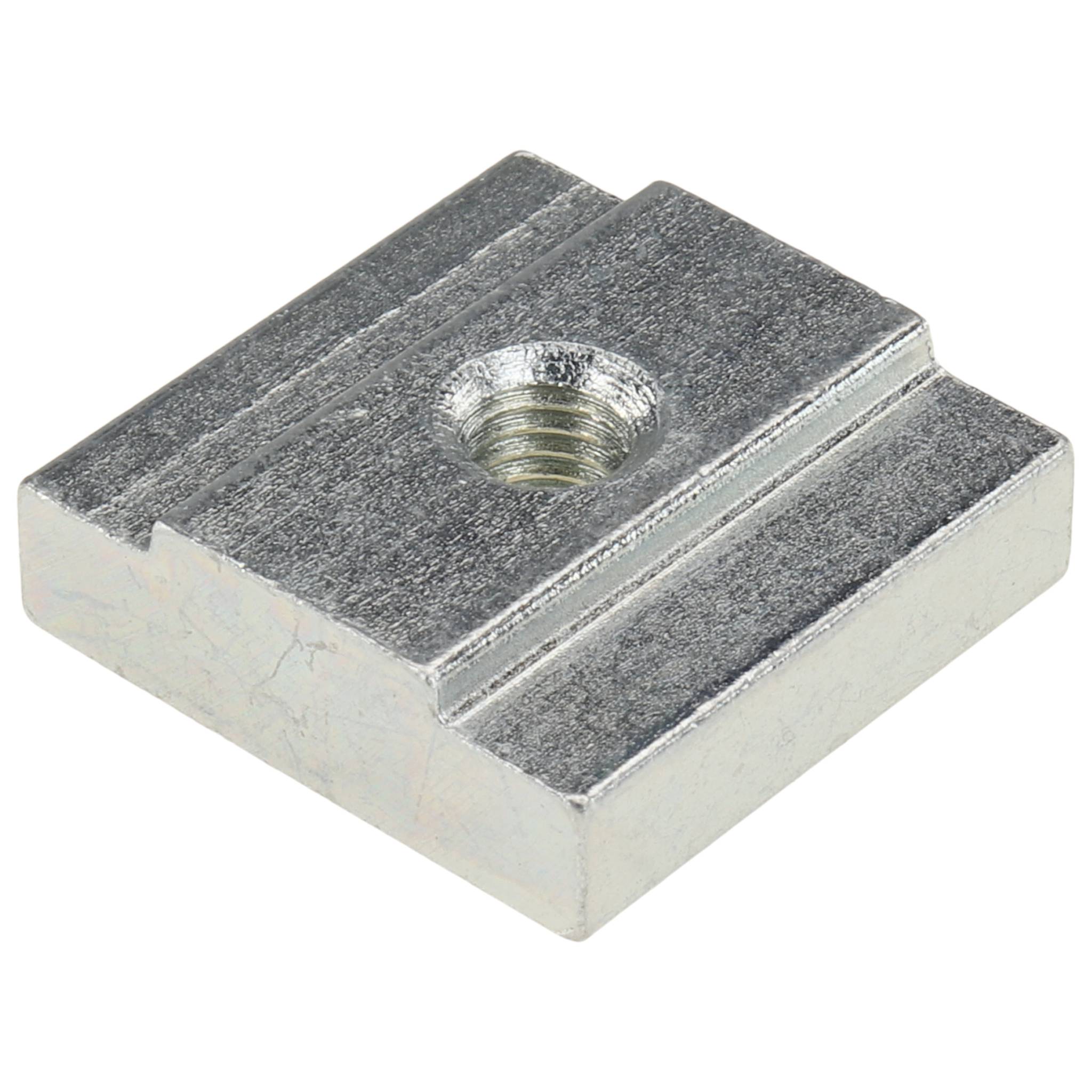 Nutenstein M5, 20x20x6,4, Stahl, verzinkt